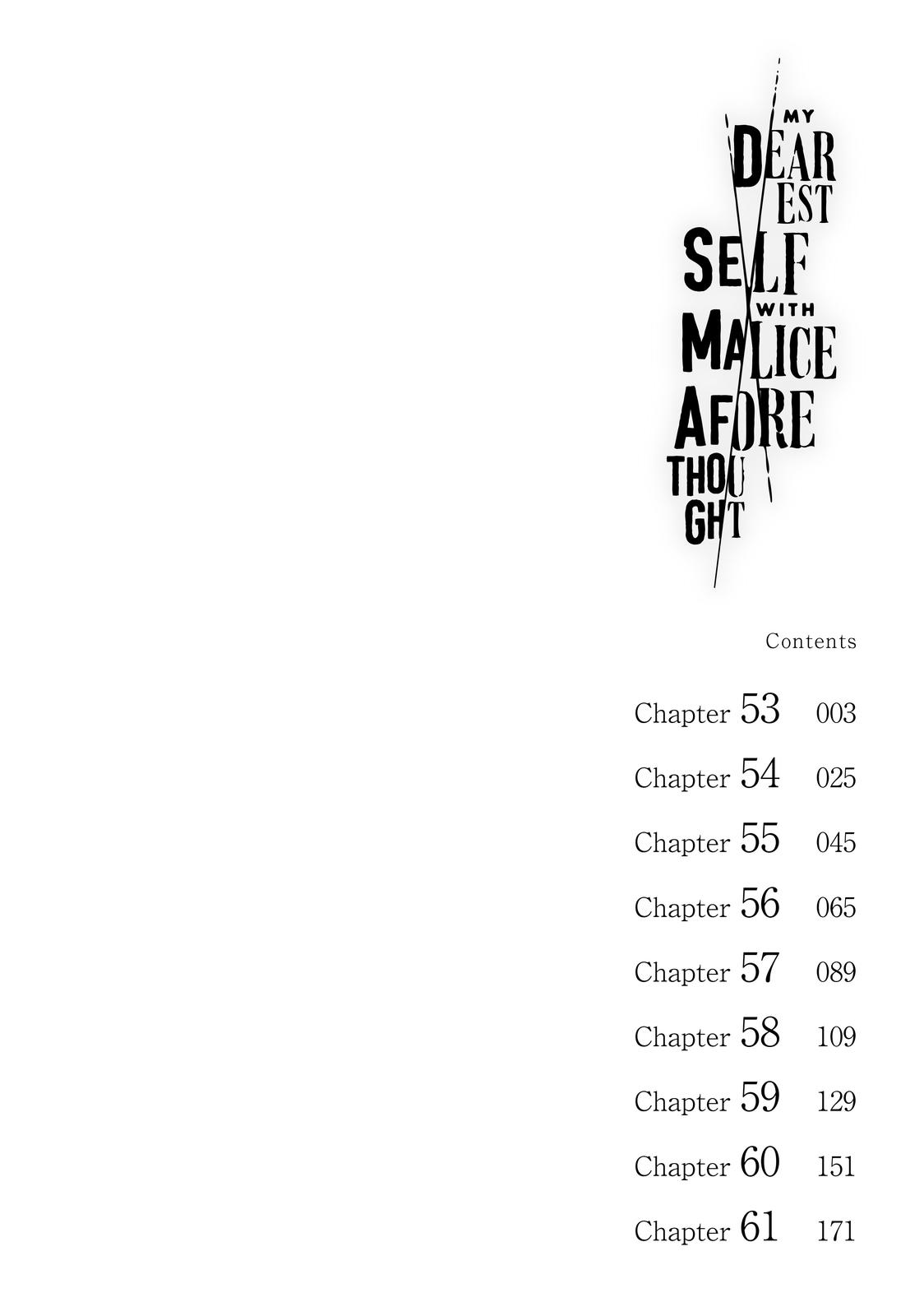 My Dearest Self with Malice Aforethought Chapter 53 - Page 3