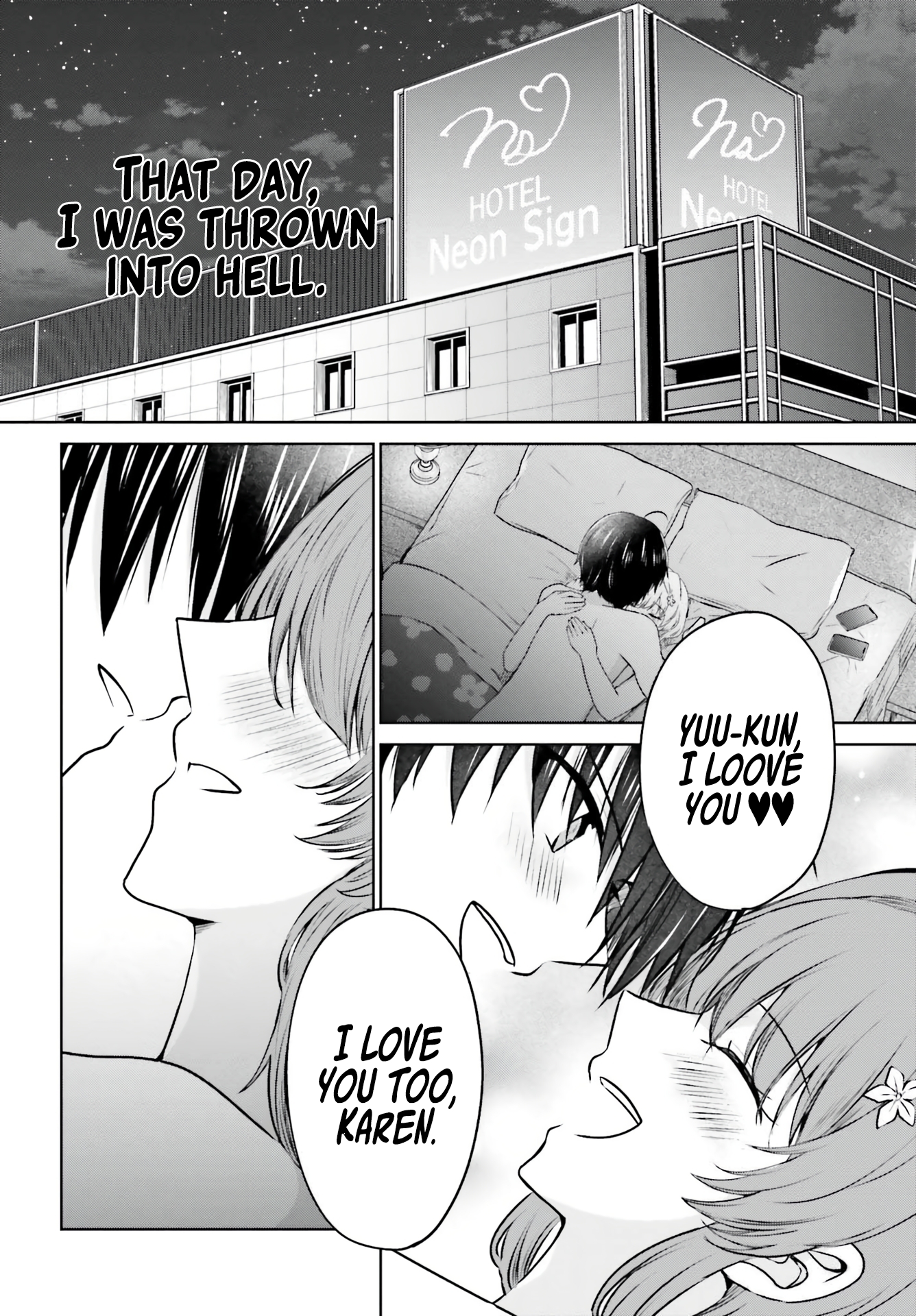 My Girlfriend Cheated on Me With a Senior, so I'm Cheating on Her With His Girlfriend Chapter 1 - Page 4