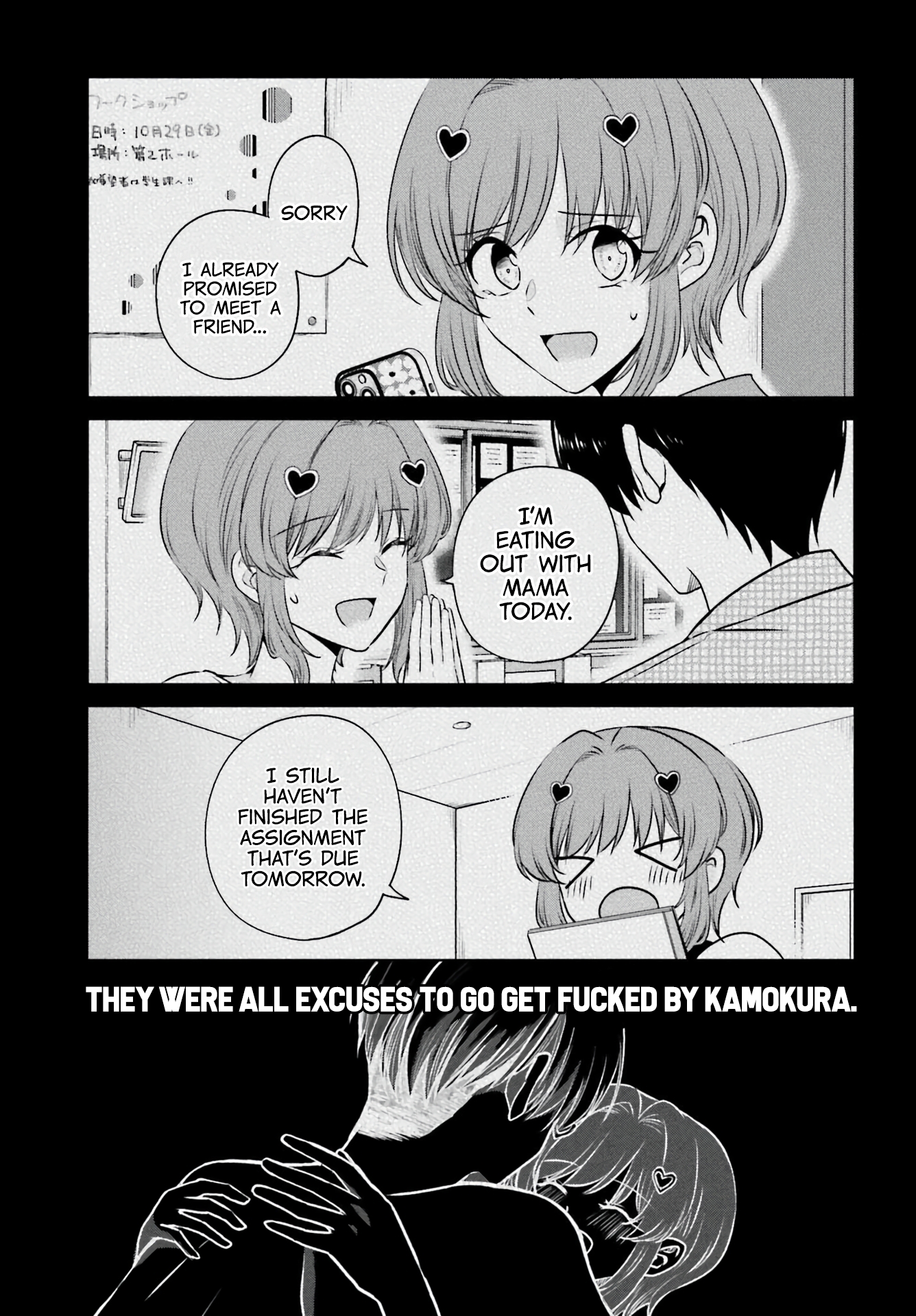 My Girlfriend Cheated on Me With a Senior, so I'm Cheating on Her With His Girlfriend Chapter 1 - Page 13