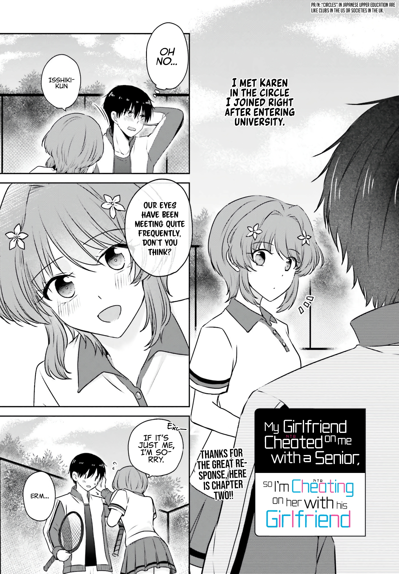 My Girlfriend Cheated on Me With a Senior, so I'm Cheating on Her With His Girlfriend Chapter 2 - Page 3