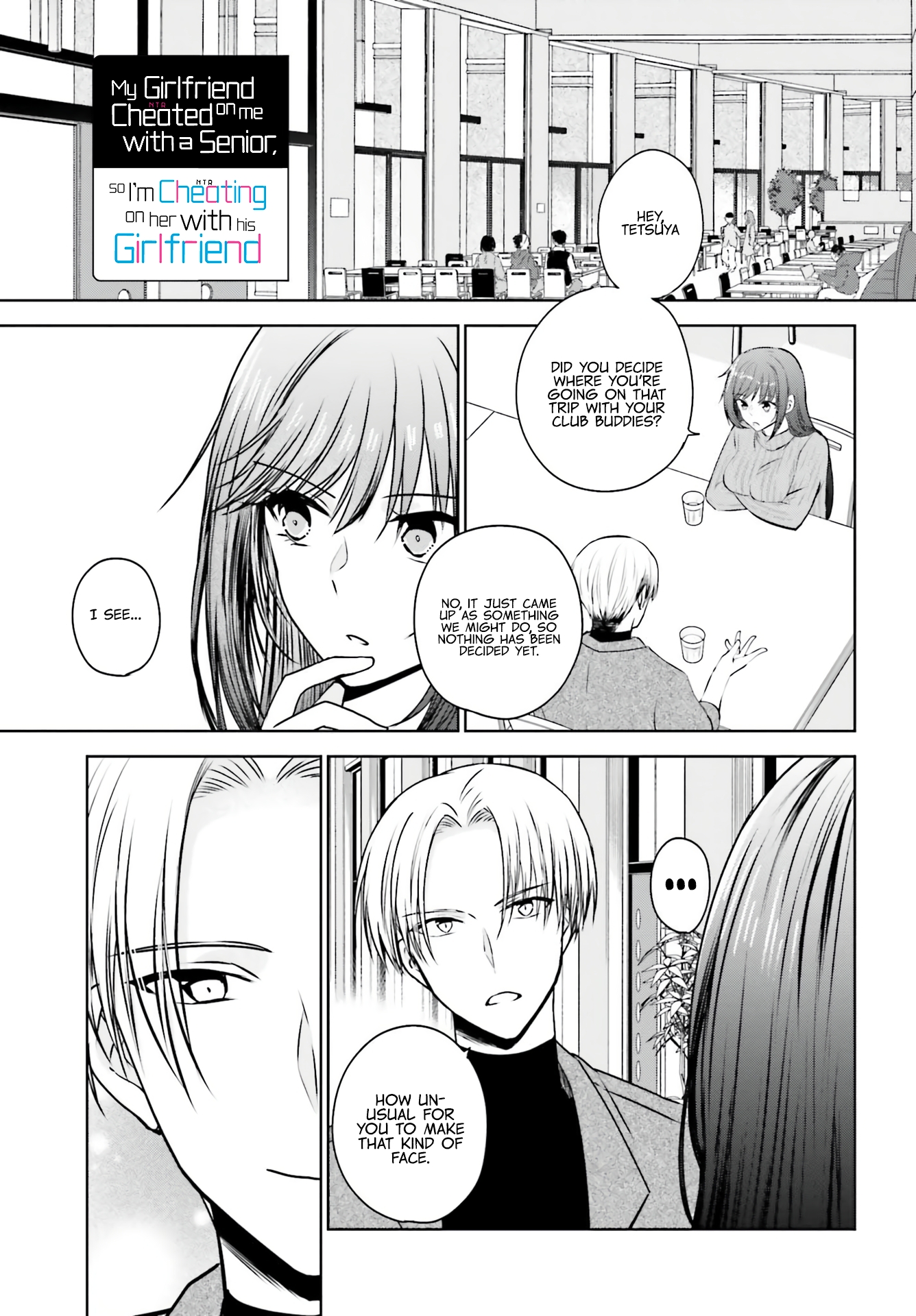 My Girlfriend Cheated on Me With a Senior, so I'm Cheating on Her With His Girlfriend Chapter 5 - Page 3