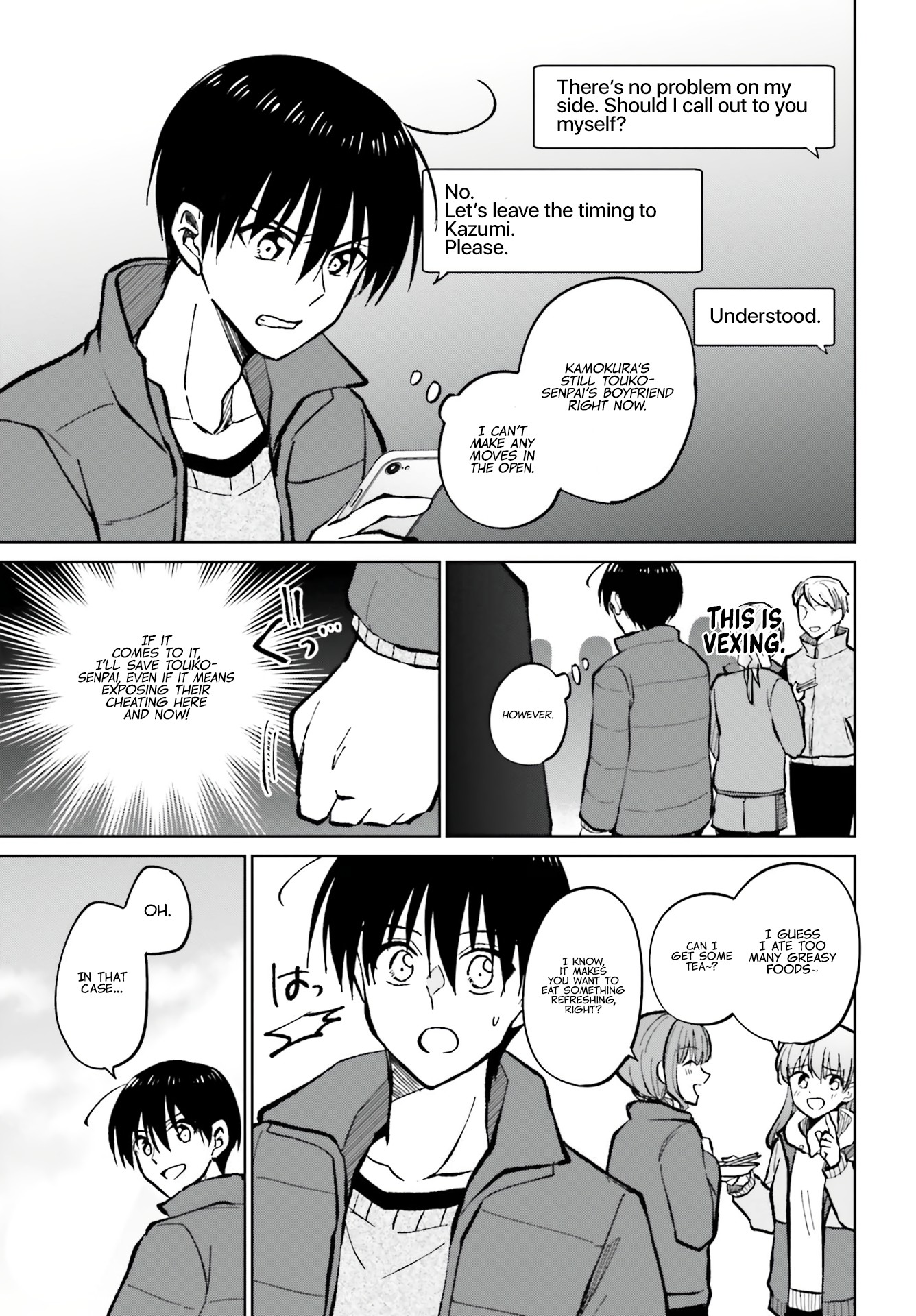 My Girlfriend Cheated on Me With a Senior, so I'm Cheating on Her With His Girlfriend Chapter 12 - Page 22