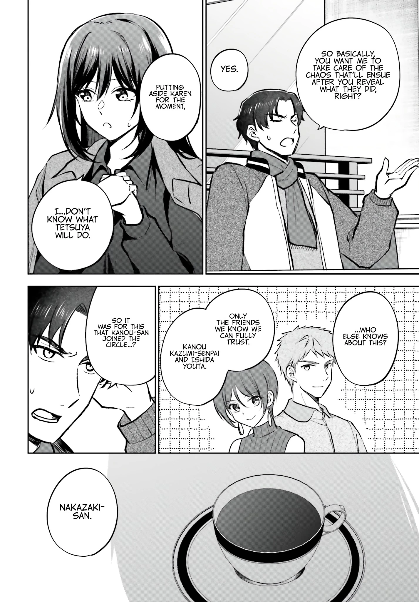 My Girlfriend Cheated on Me With a Senior, so I'm Cheating on Her With His Girlfriend Chapter 14 - Page 3