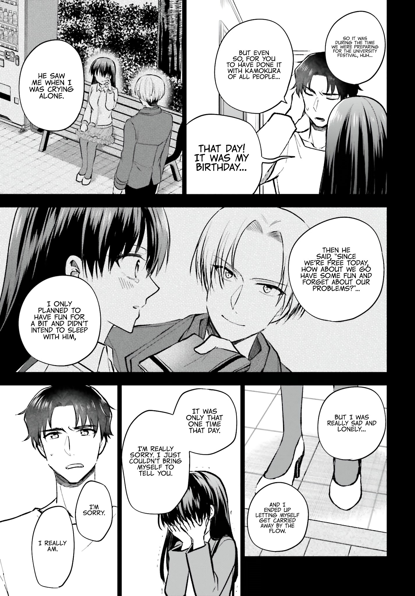 My Girlfriend Cheated on Me With a Senior, so I'm Cheating on Her With His Girlfriend Chapter 14 - Page 24