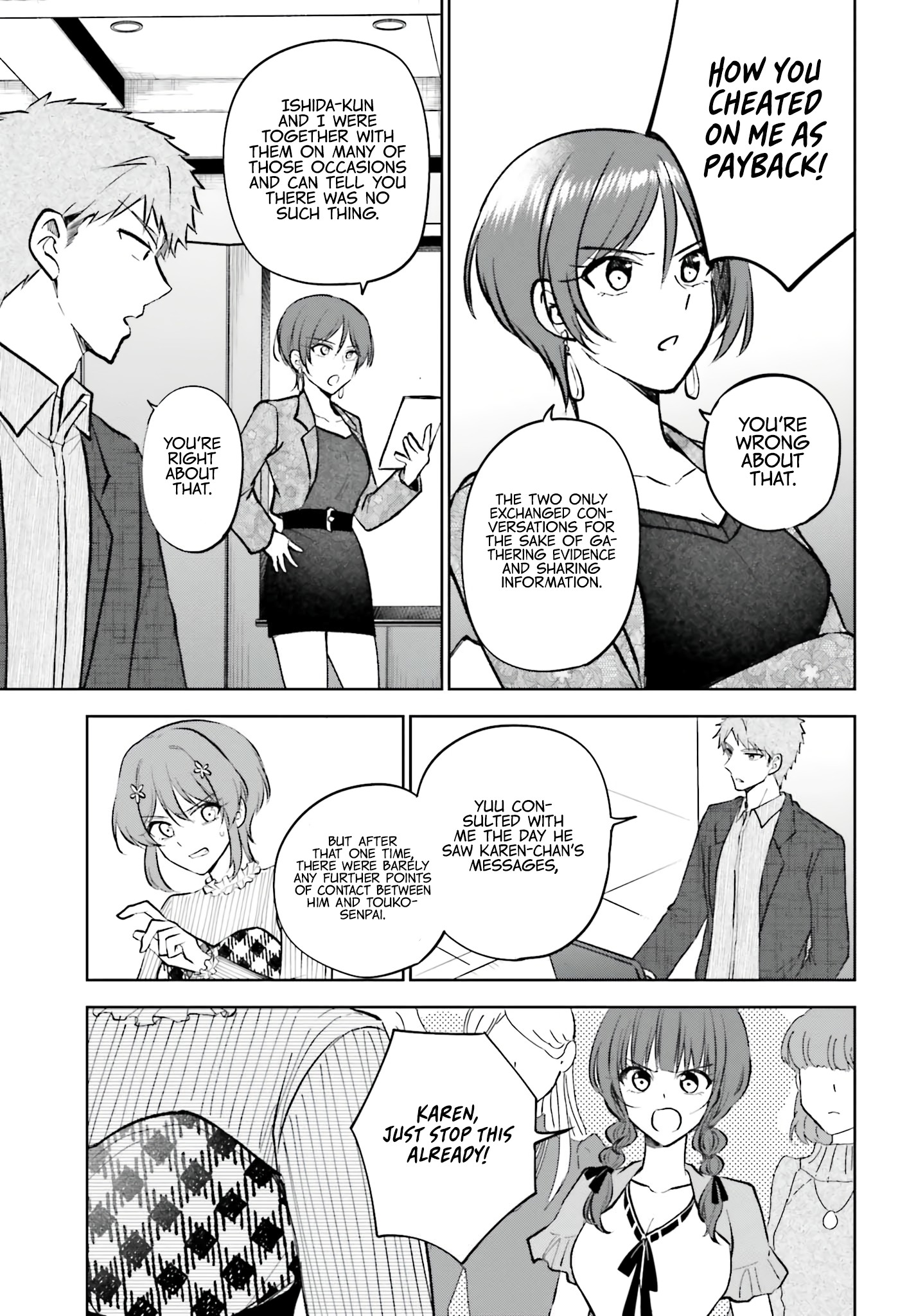 My Girlfriend Cheated on Me With a Senior, so I'm Cheating on Her With His Girlfriend Chapter 16 - Page 15