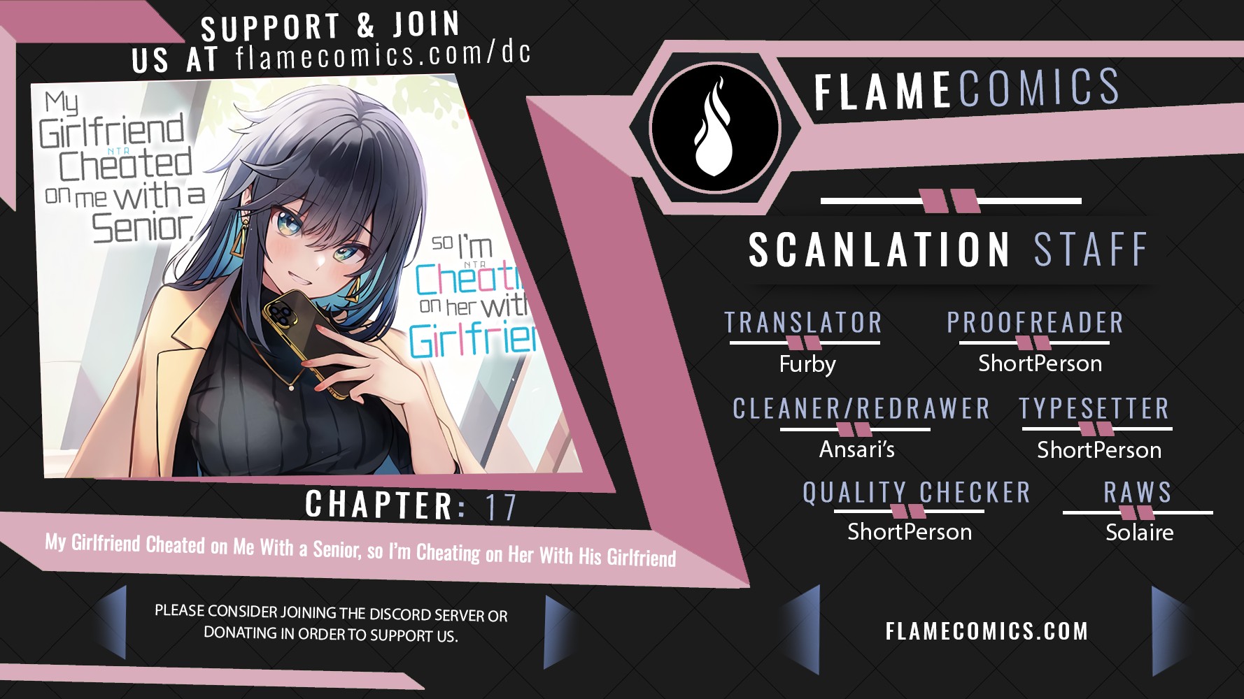 My Girlfriend Cheated on Me With a Senior, so I'm Cheating on Her With His Girlfriend Chapter 17 - Page 1