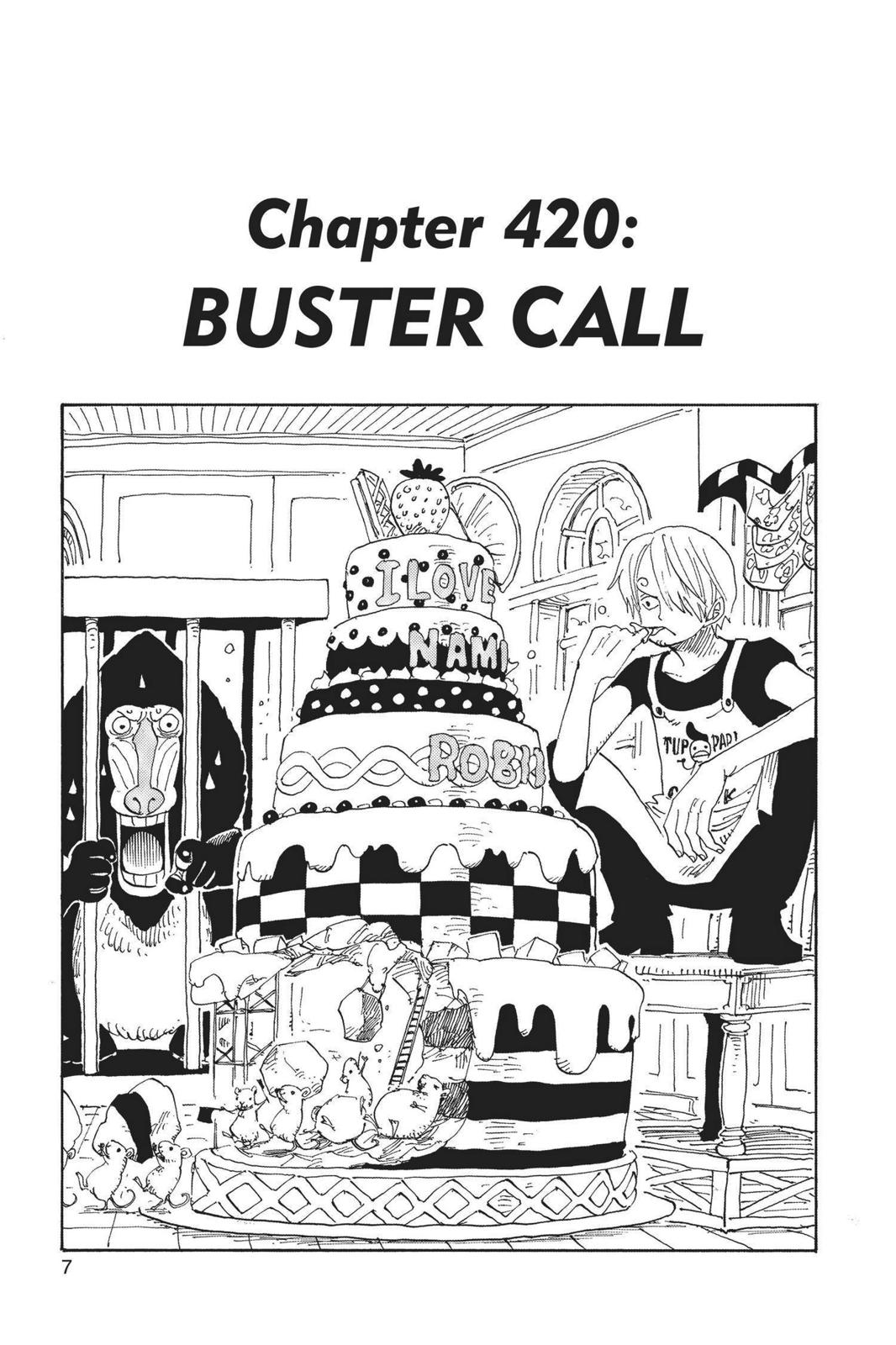 One Piece Chapter 420 - Page 7