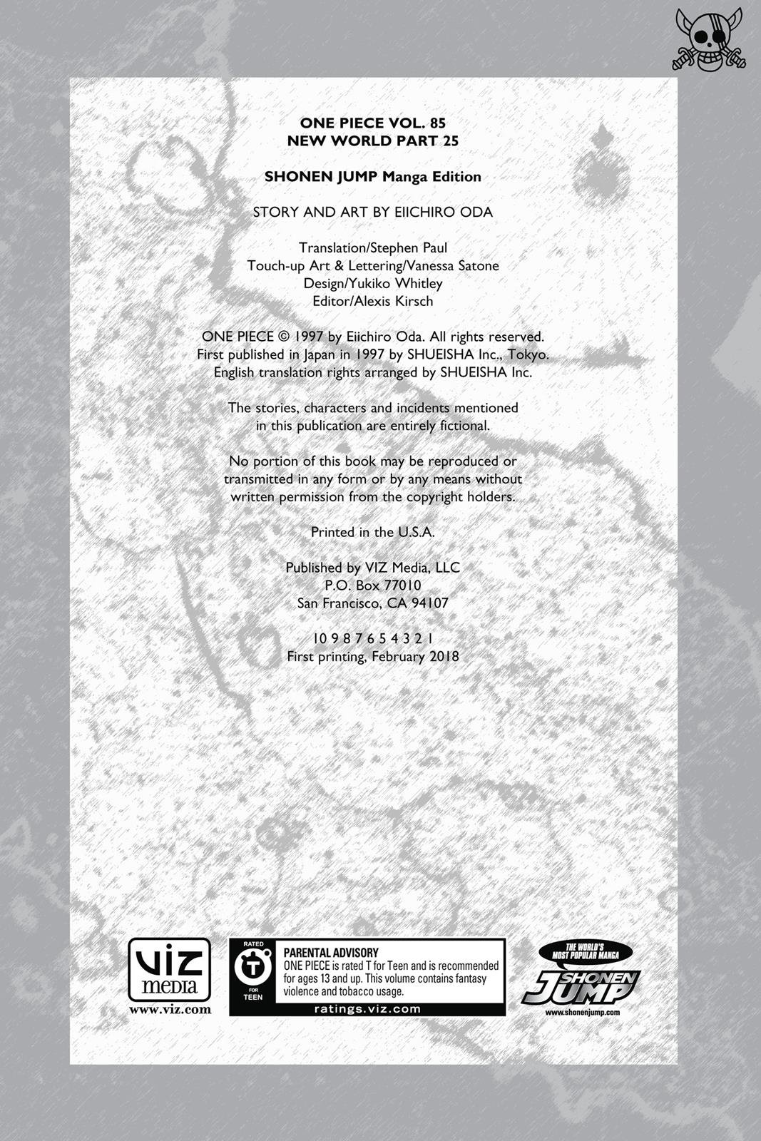 One Piece Chapter 849 - Page 3