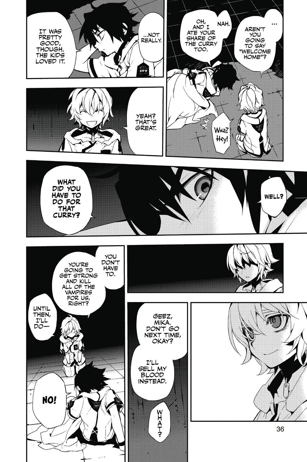 Seraph of the End - Vampire Reign Chapter 1 - Page 38