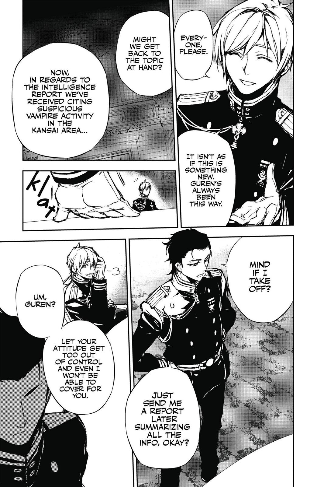 Seraph of the End - Vampire Reign Chapter 5 - Page 37