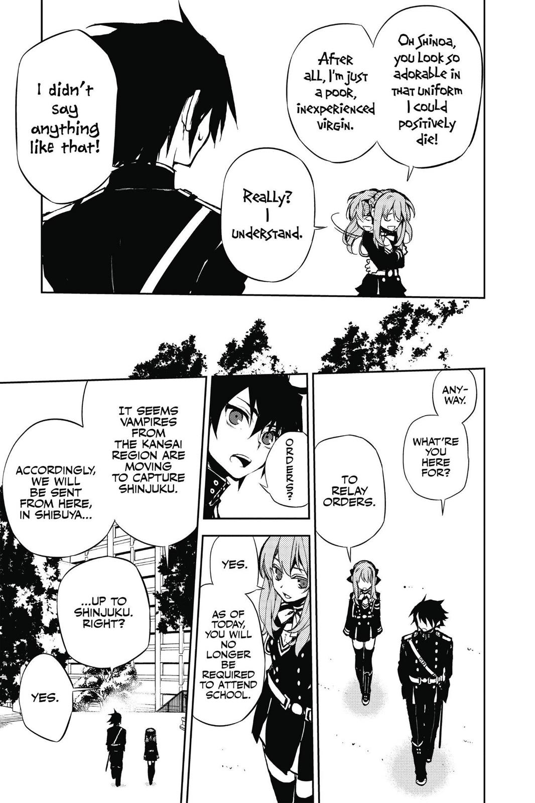 Seraph of the End - Vampire Reign Chapter 8 - Page 12