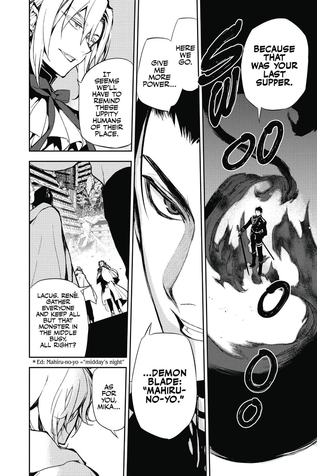 Seraph of the End - Vampire Reign Chapter 11 - Page 35