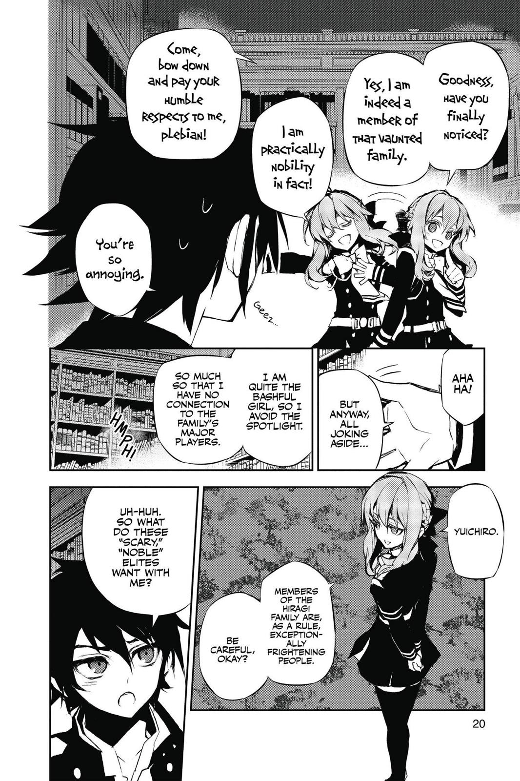 Seraph of the End - Vampire Reign Chapter 16 - Page 19