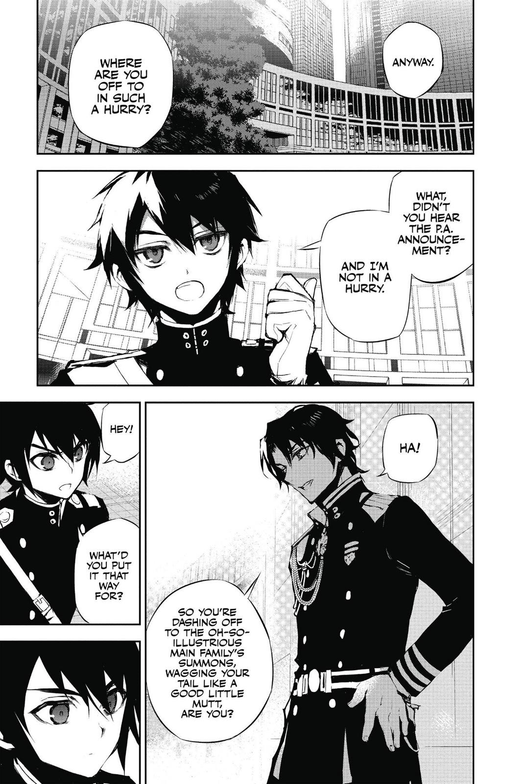 Seraph of the End - Vampire Reign Chapter 16 - Page 22