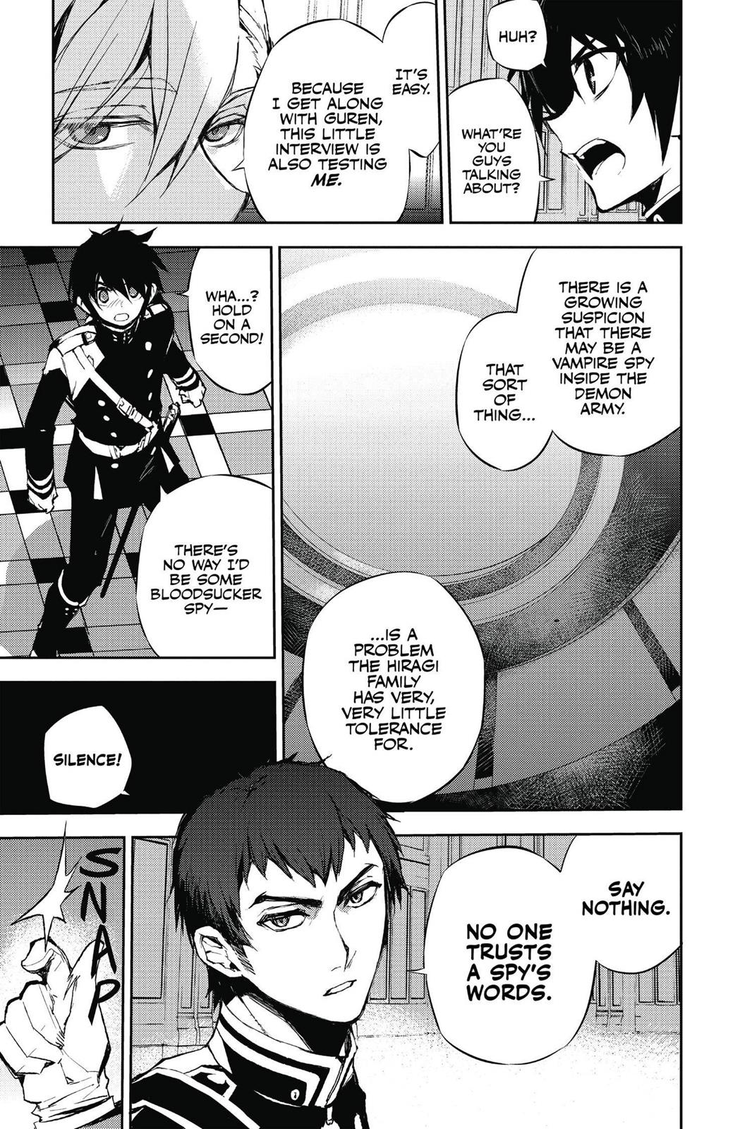 Seraph of the End - Vampire Reign Chapter 17 - Page 25