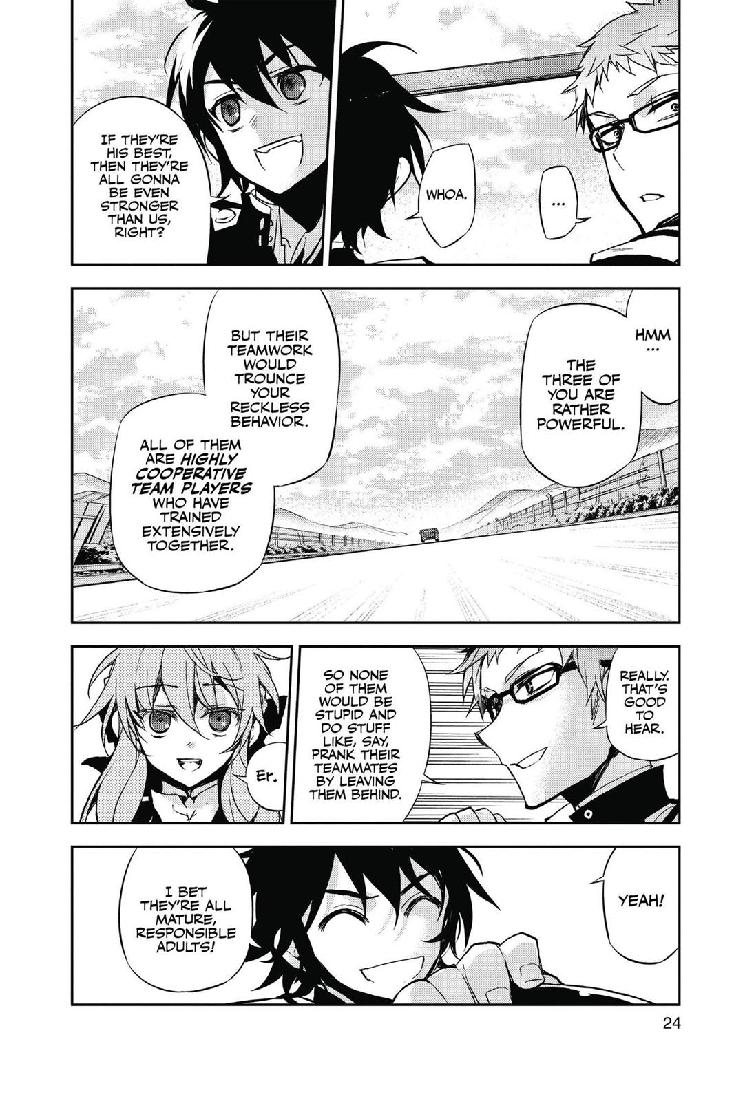 Seraph of the End - Vampire Reign Chapter 24 - Page 23