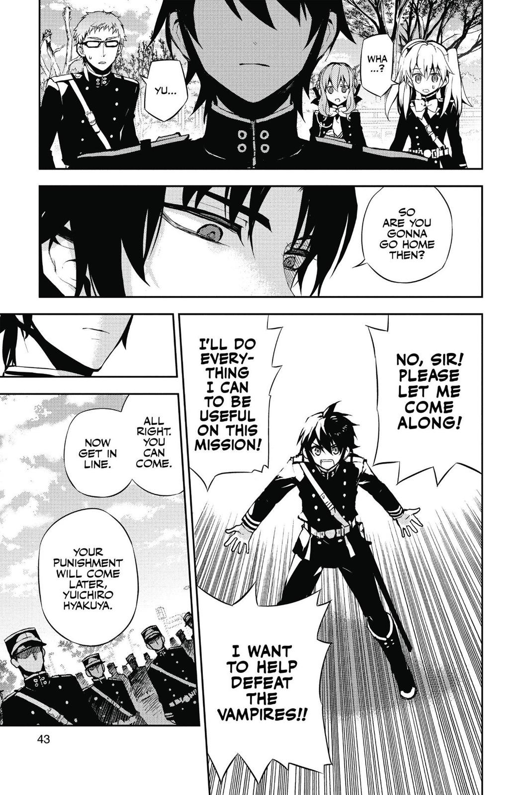 Seraph of the End - Vampire Reign Chapter 24 - Page 41