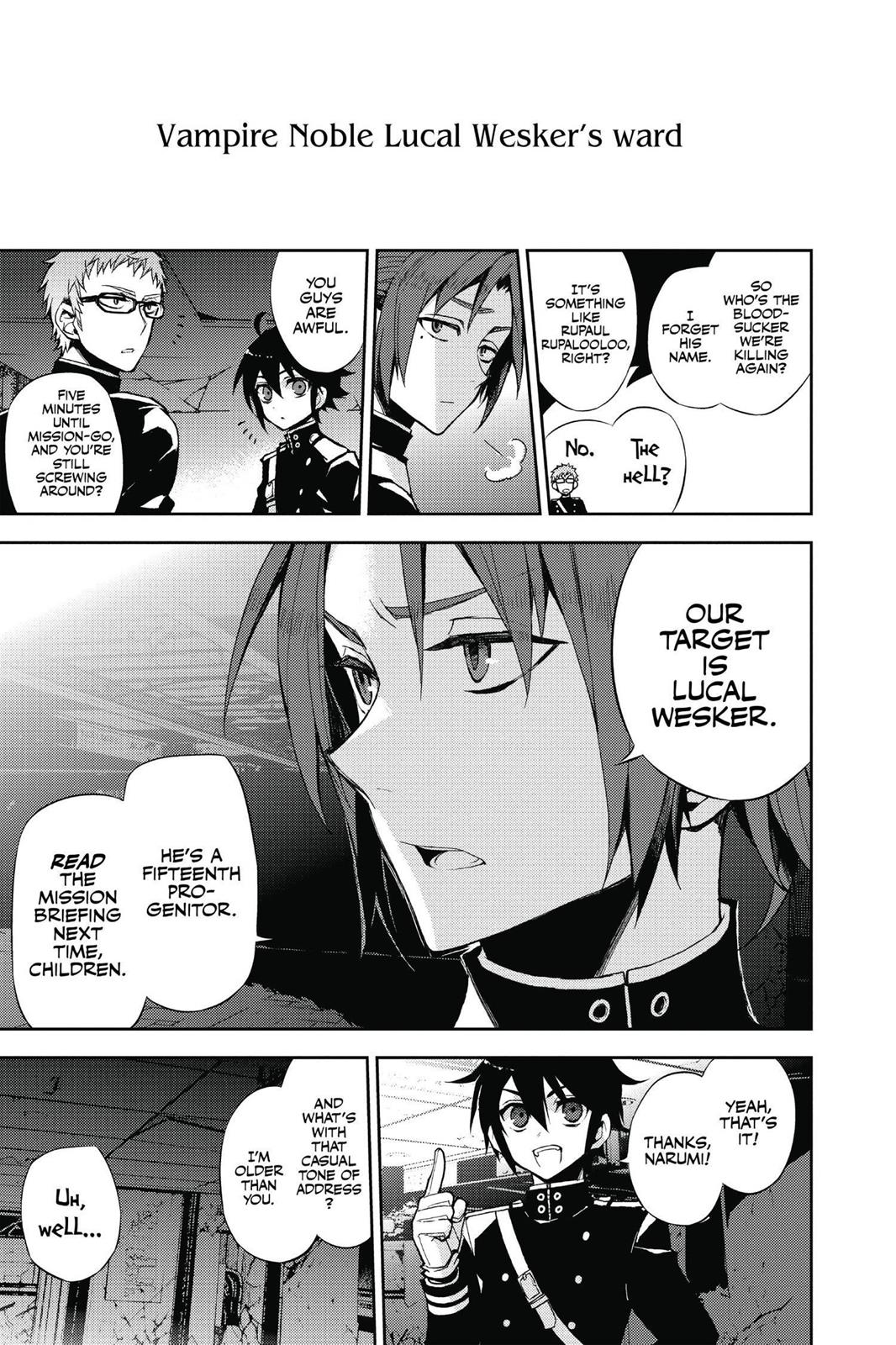 Seraph of the End - Vampire Reign Chapter 27 - Page 3