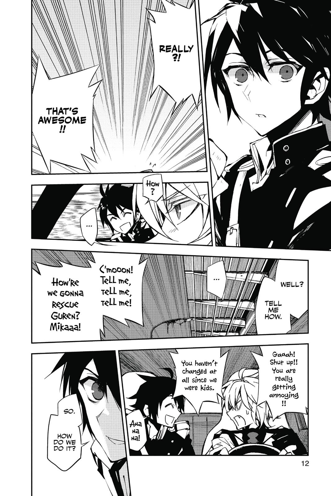 Seraph of the End - Vampire Reign Chapter 39 - Page 12