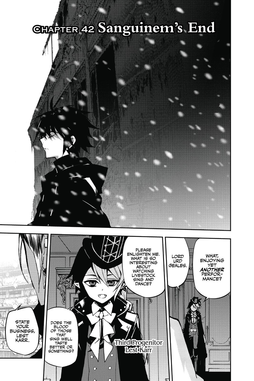 Seraph of the End - Vampire Reign Chapter 42 - Page 3
