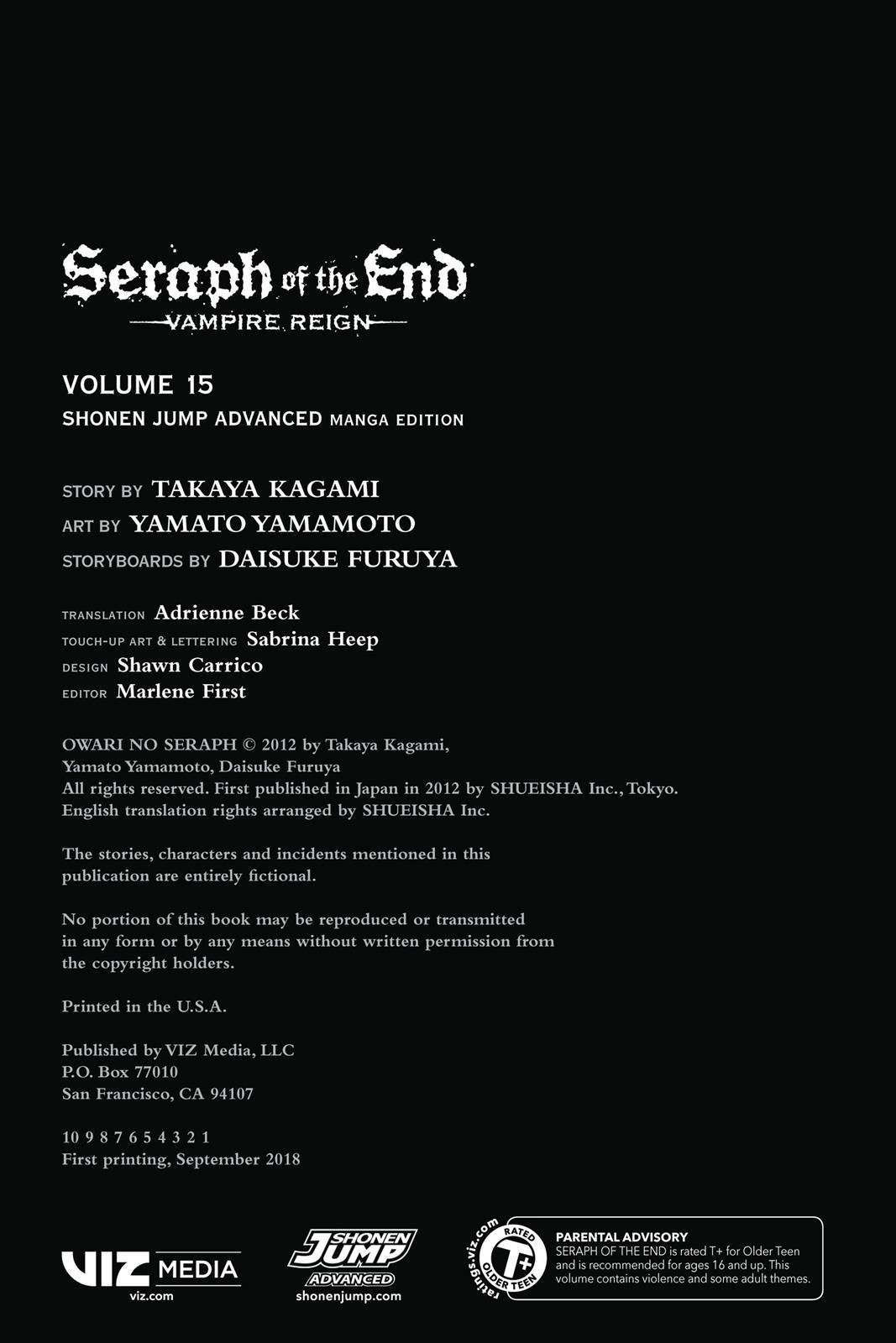 Seraph of the End - Vampire Reign Chapter 59 - Page 44