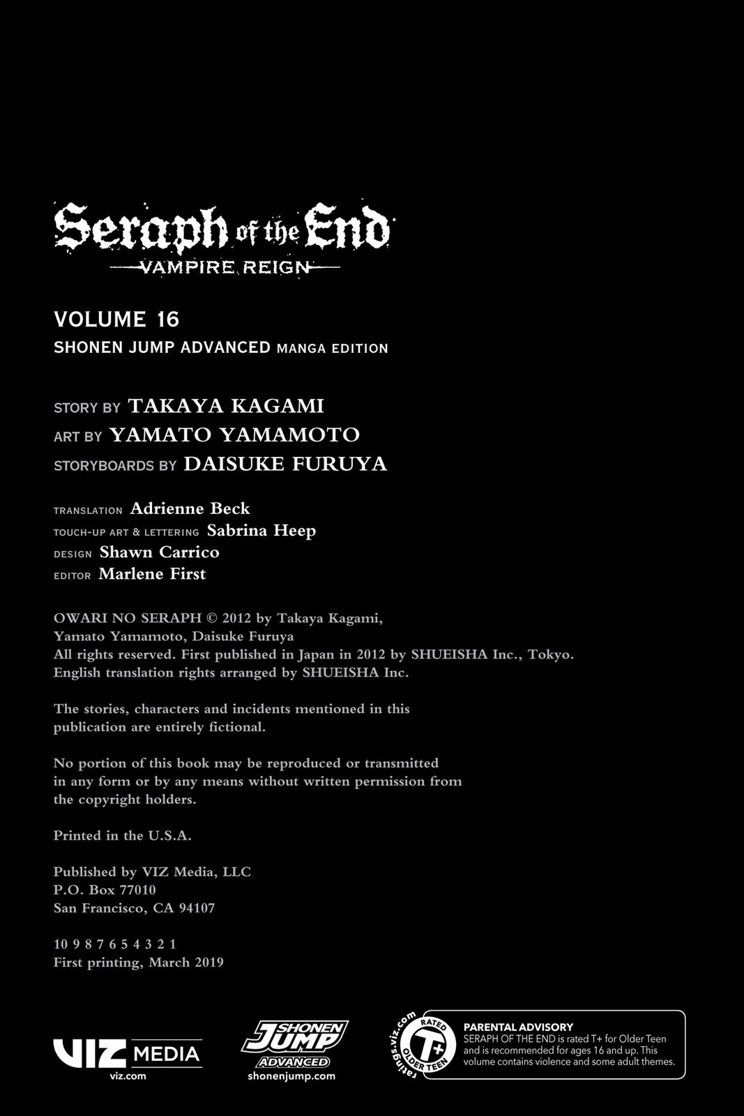 Seraph of the End - Vampire Reign Chapter 63.5 - Page 35