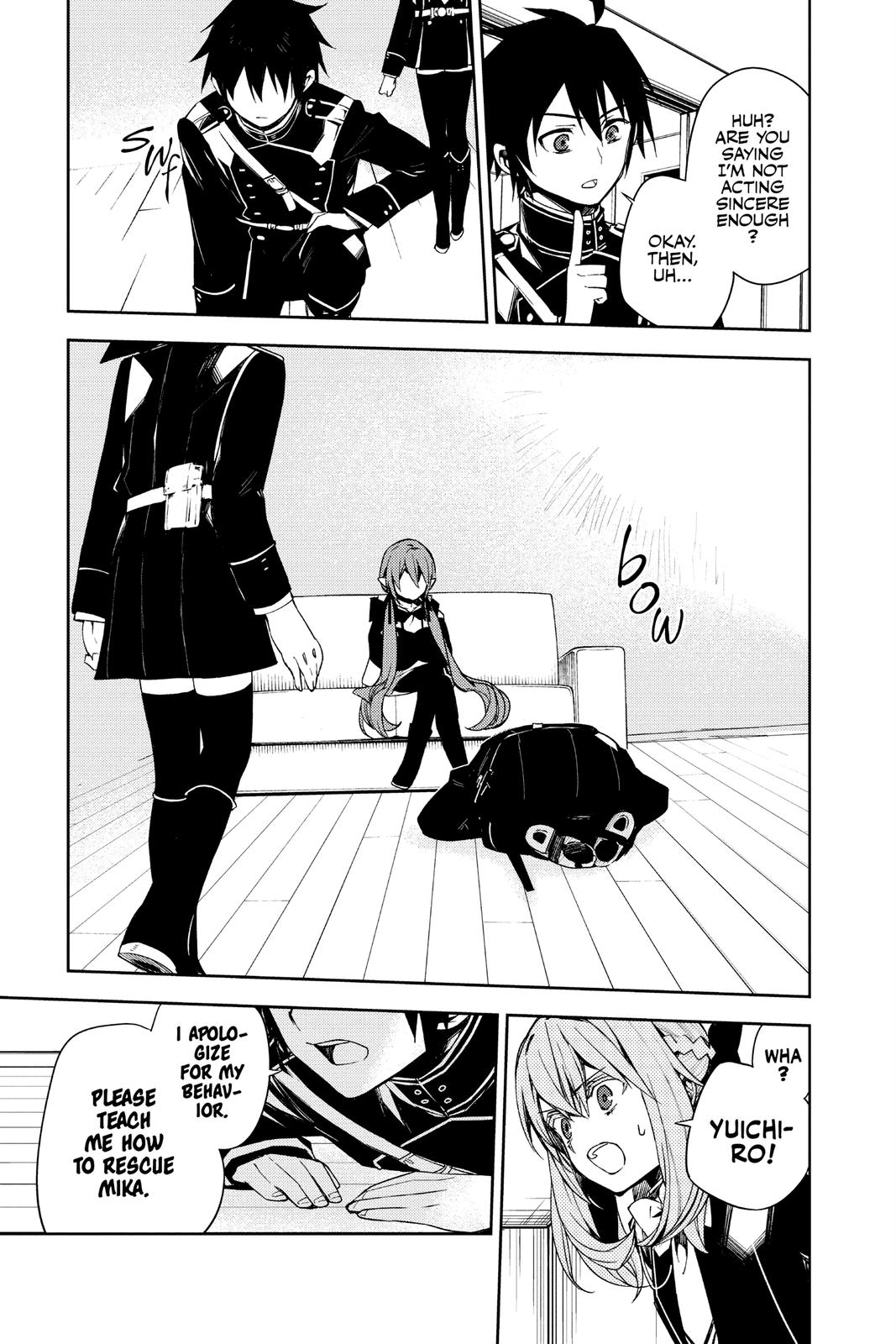 Seraph of the End - Vampire Reign Chapter 96 - Page 33