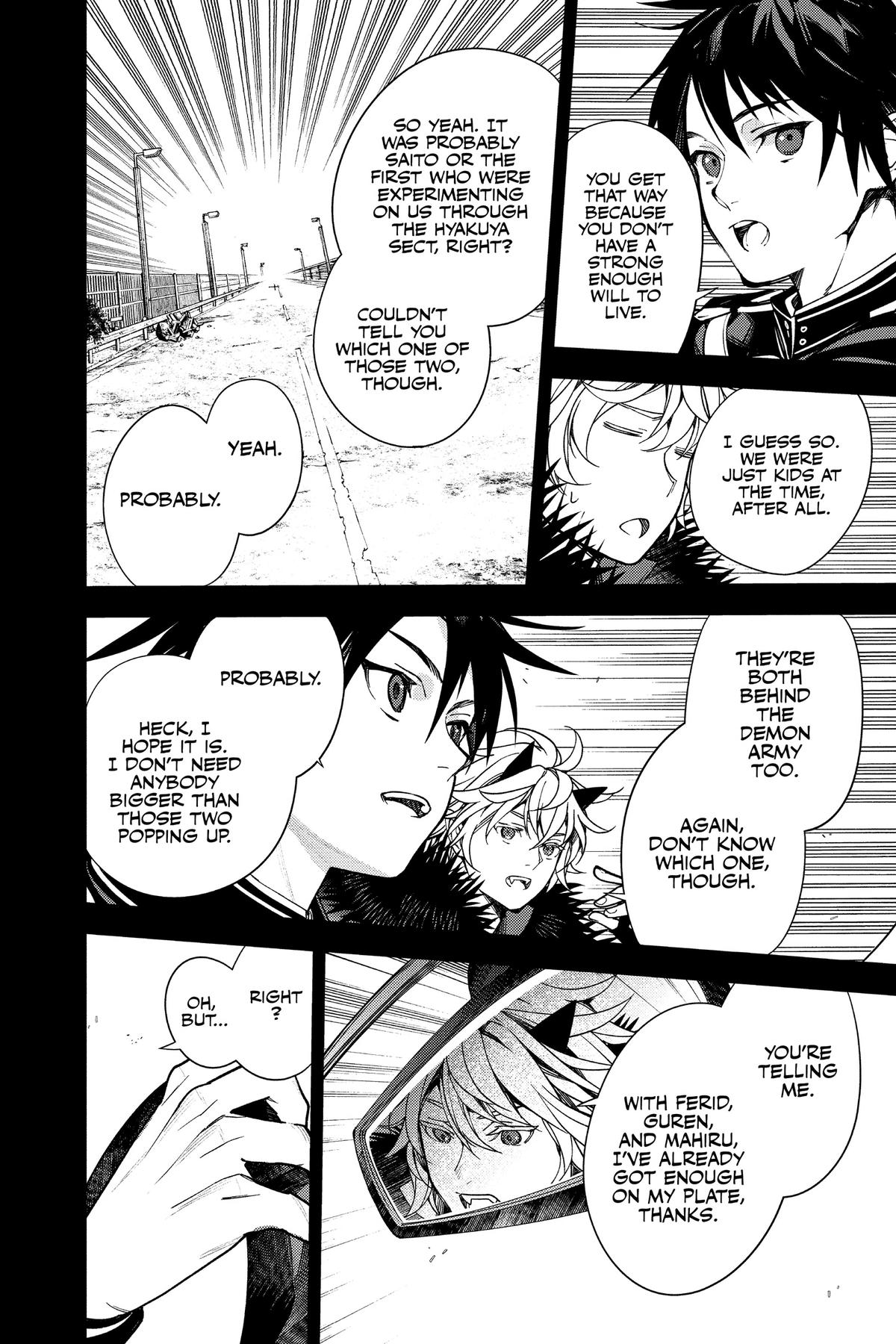 Seraph of the End - Vampire Reign Chapter 132 - Page 8