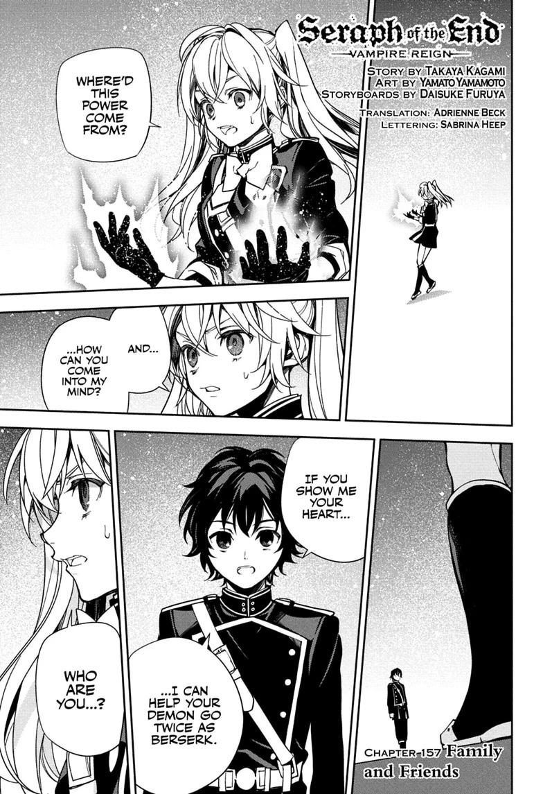 Seraph of the End - Vampire Reign Chapter 157 - Page 1