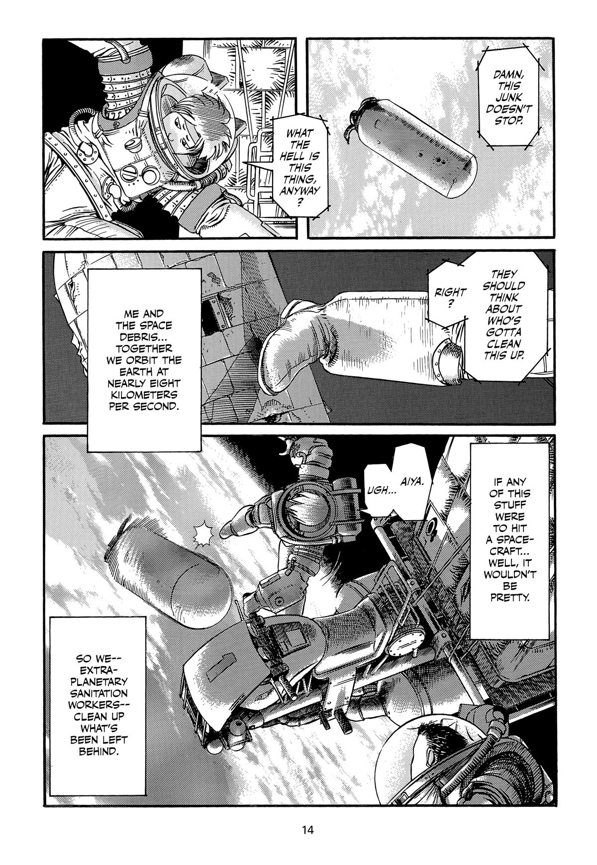 Planetes Chapter 1 - Page 14