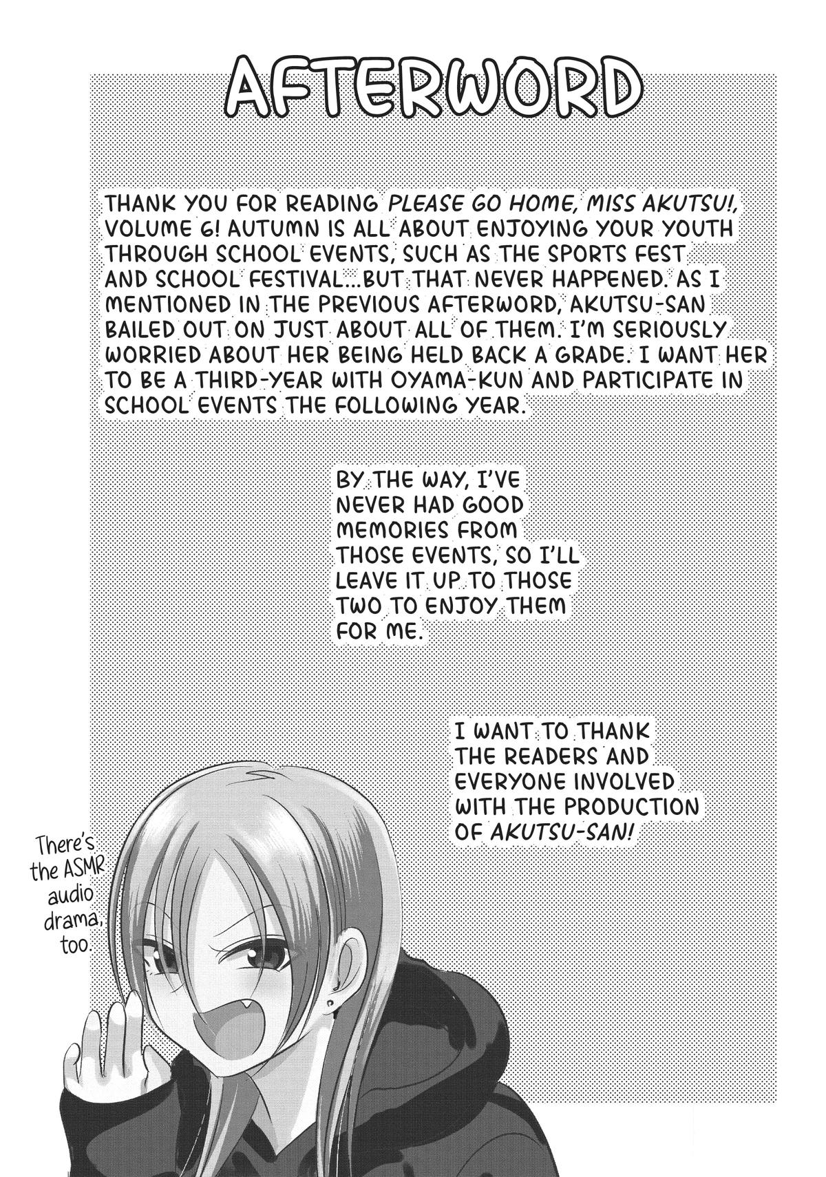 Please Go Home, Miss Akutsu! Chapter 124 - Page 19