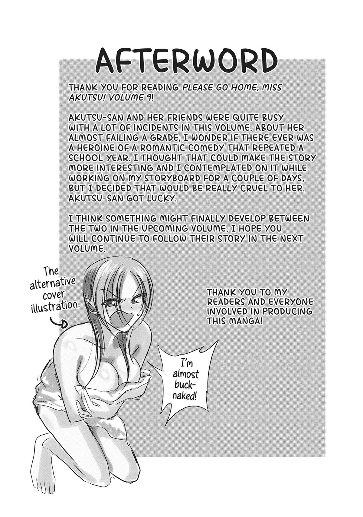 Please Go Home, Miss Akutsu! Chapter 175.5 - Page 13