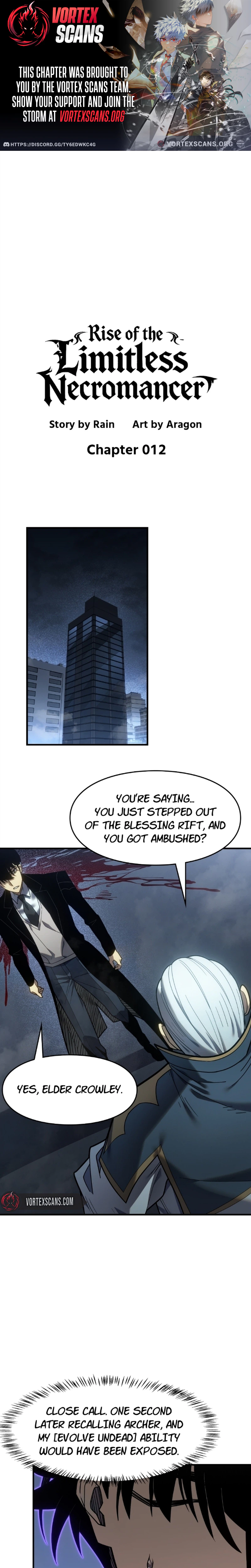 Rise Of The Limitless Necromancer Chapter 12 - Page 1