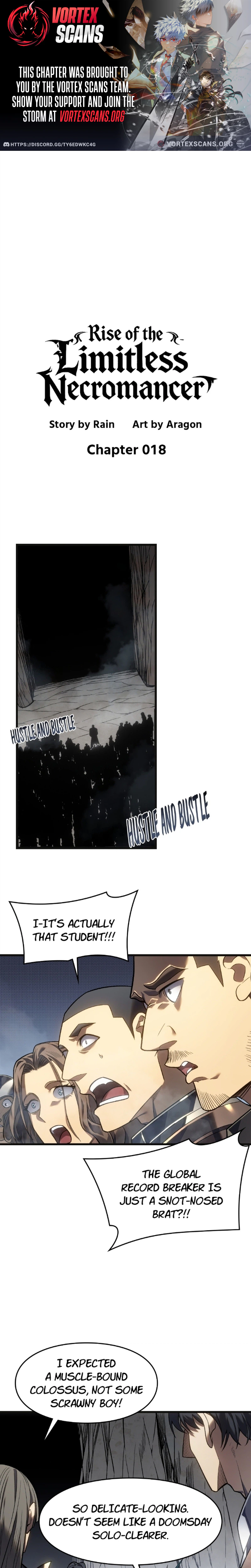 Rise Of The Limitless Necromancer Chapter 18 - Page 1