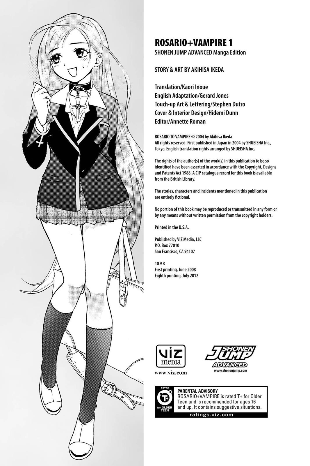 Rosario + Vampire Chapter 1 - Page 3