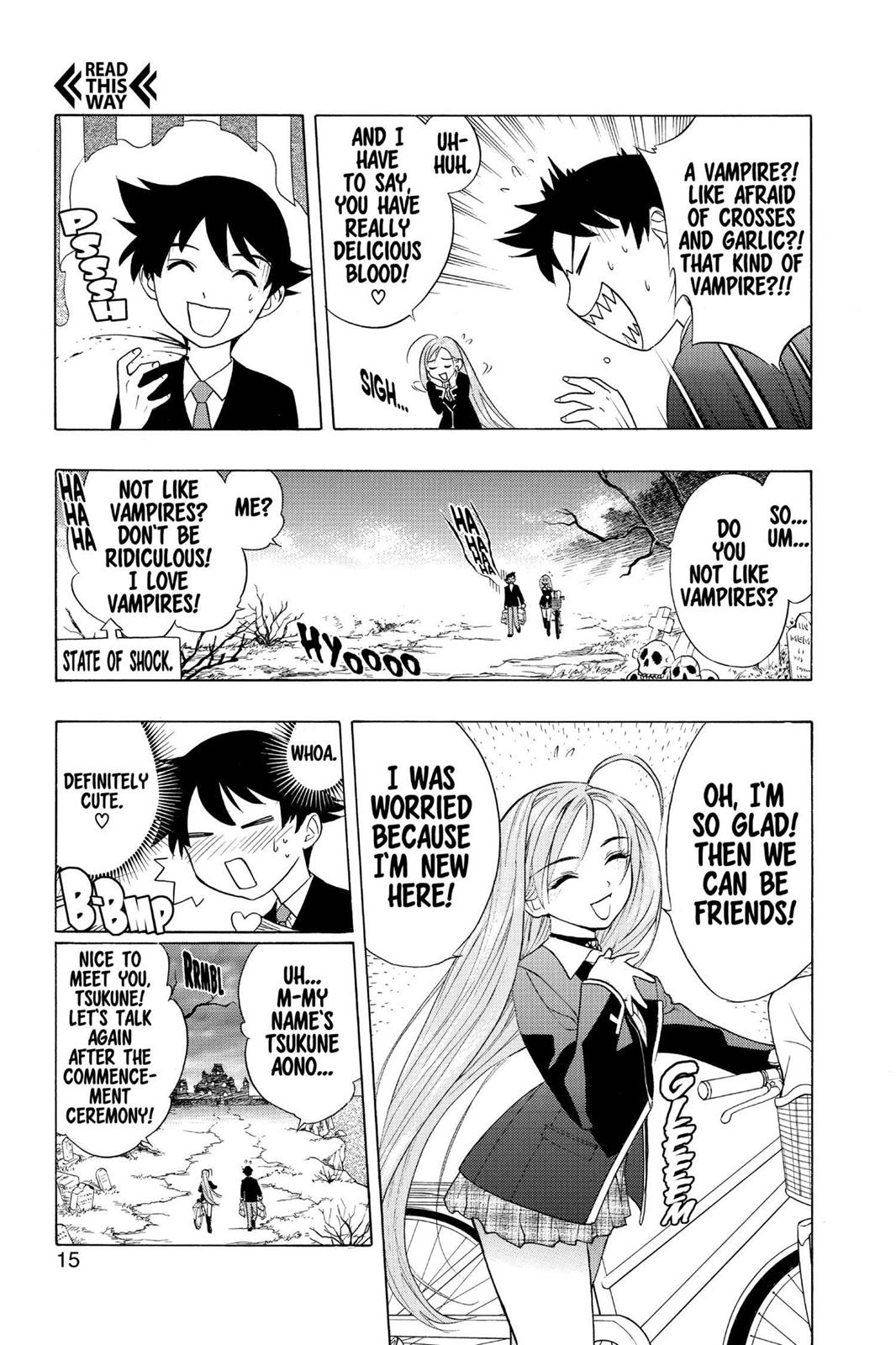 Rosario + Vampire Chapter 1 - Page 15