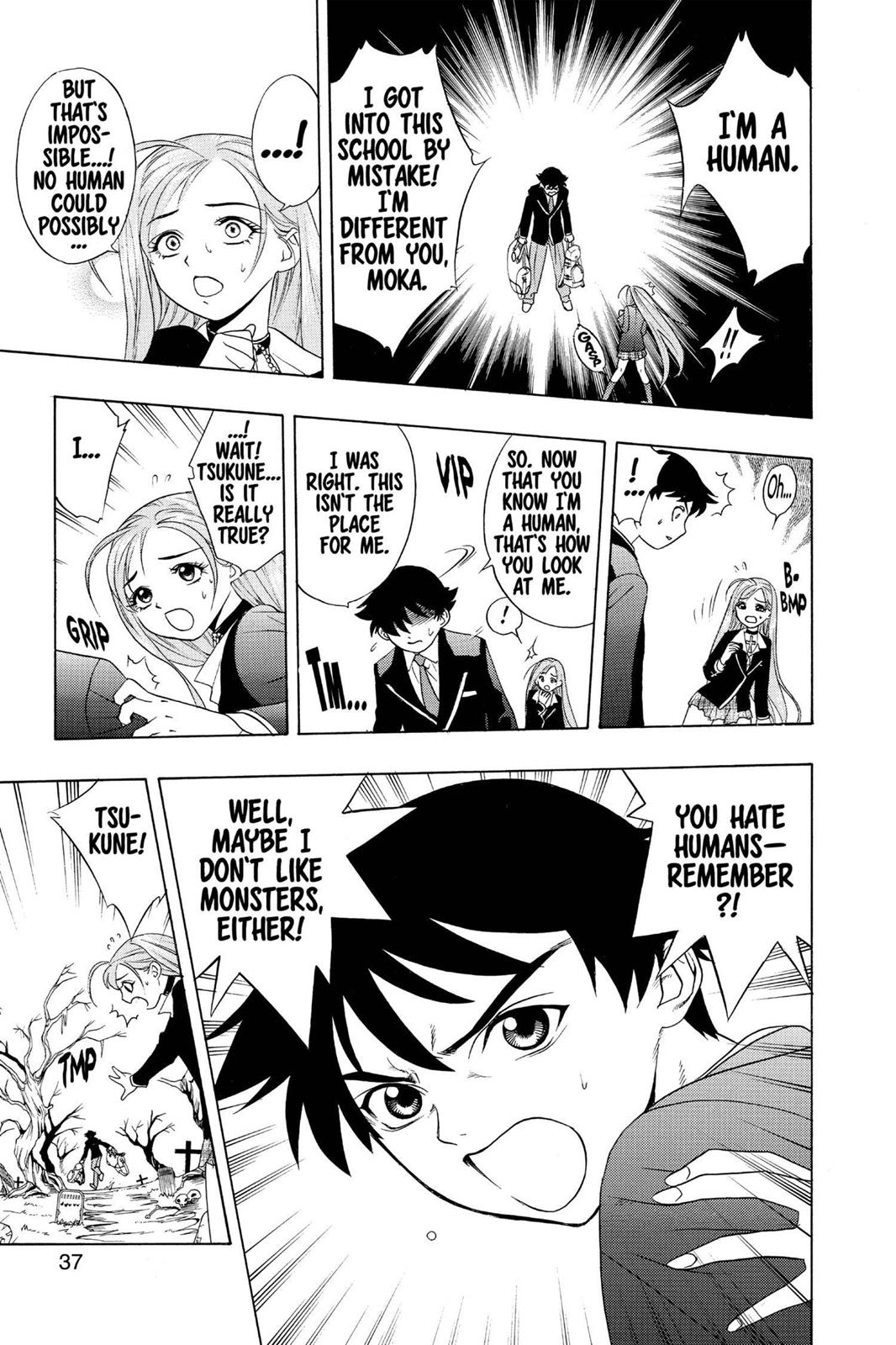 Rosario + Vampire Chapter 1 - Page 37