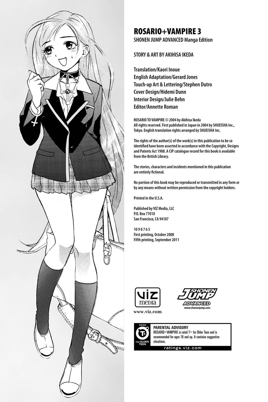 Rosario + Vampire Chapter 9 - Page 3