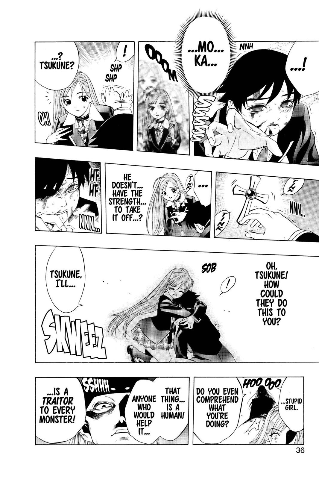 Rosario + Vampire Chapter 9 - Page 36