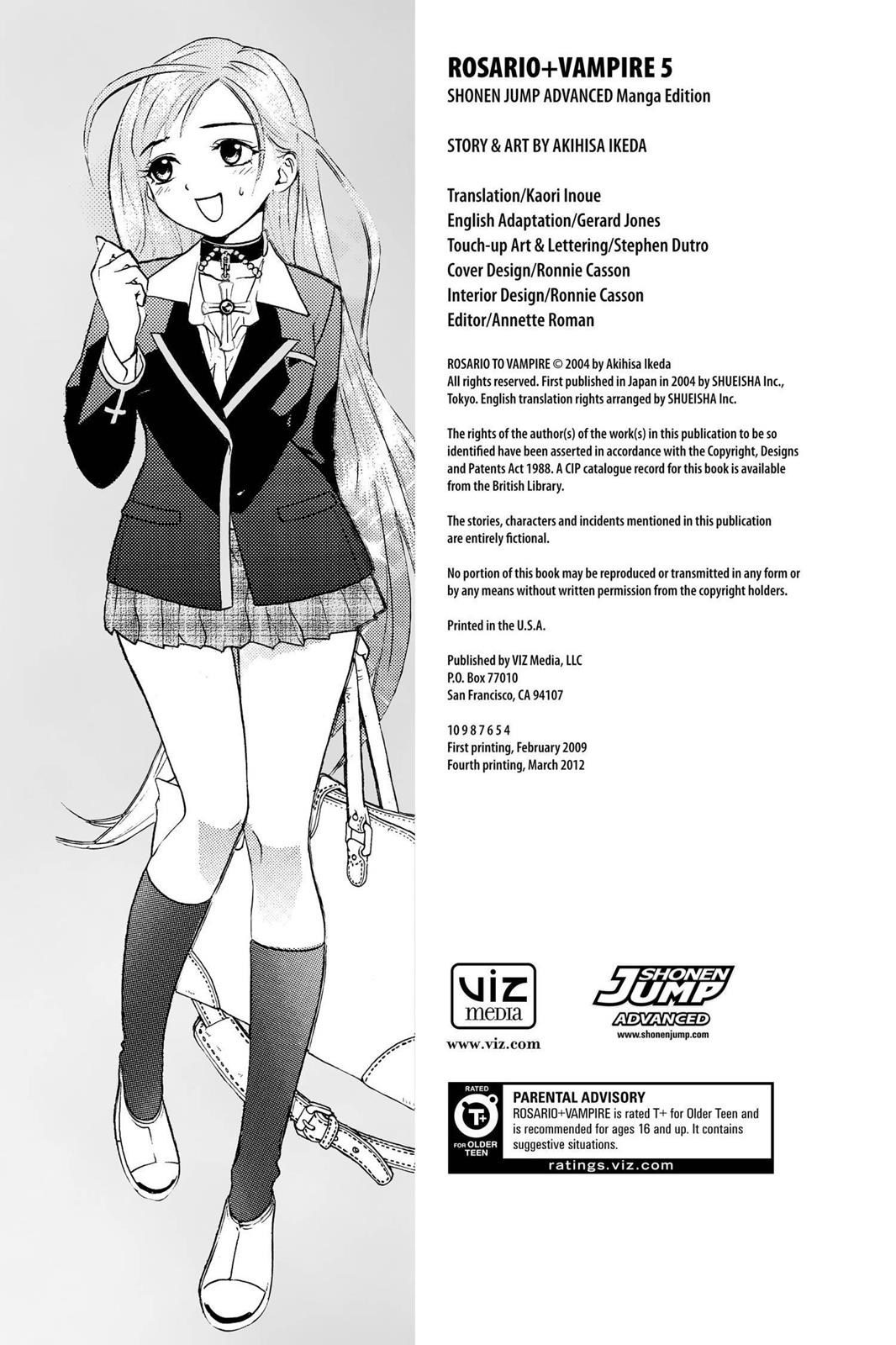 Rosario + Vampire Chapter 17 - Page 3