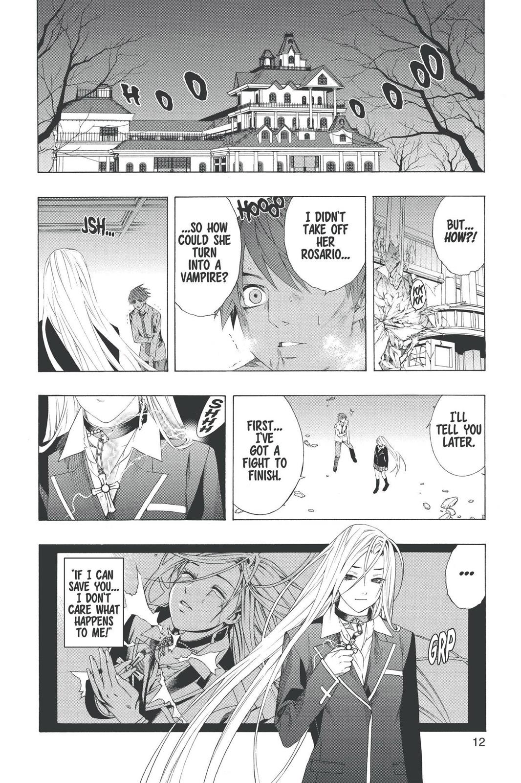 Rosario + Vampire Chapter 33 - Page 12