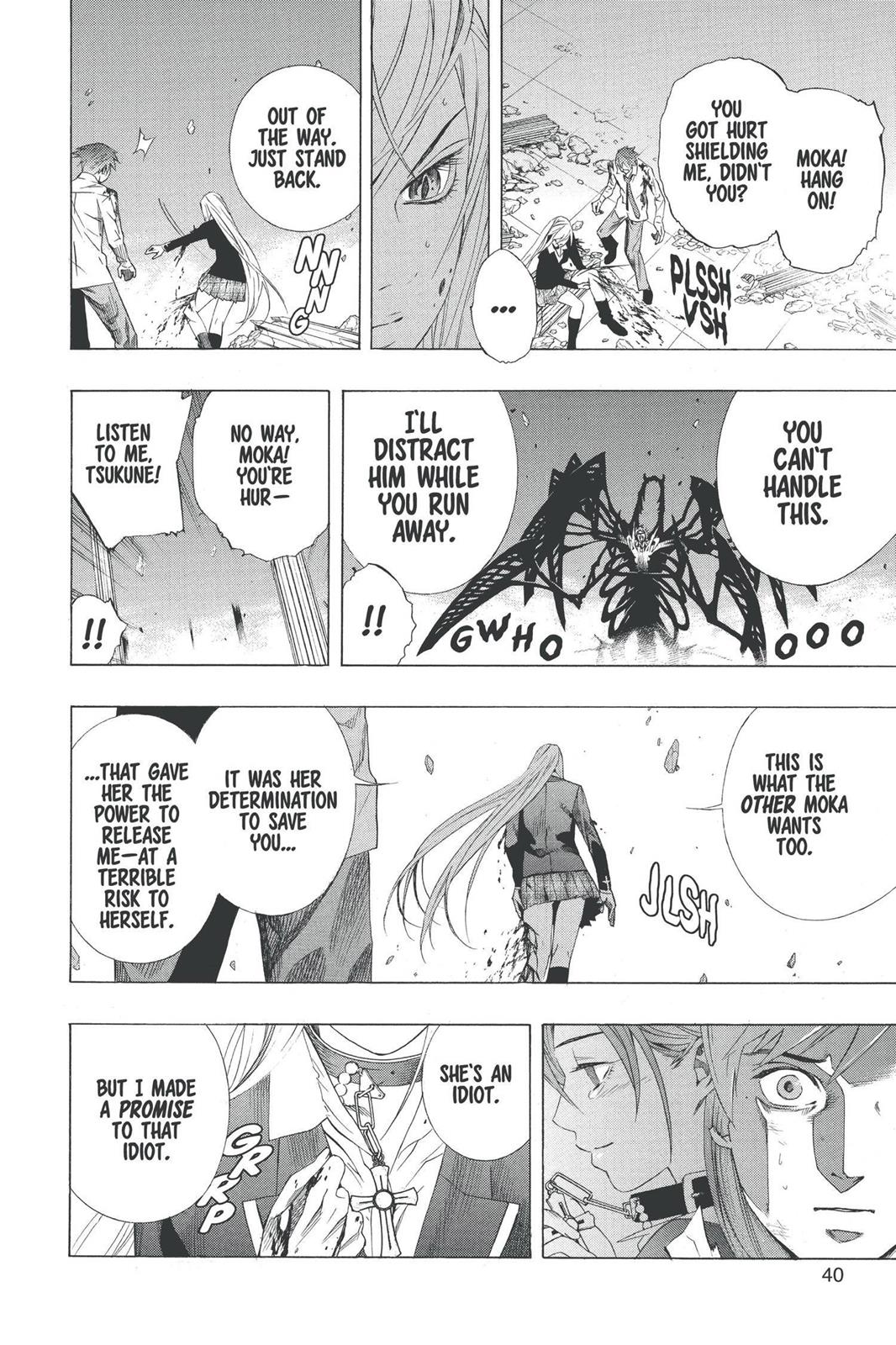 Rosario + Vampire Chapter 33 - Page 40