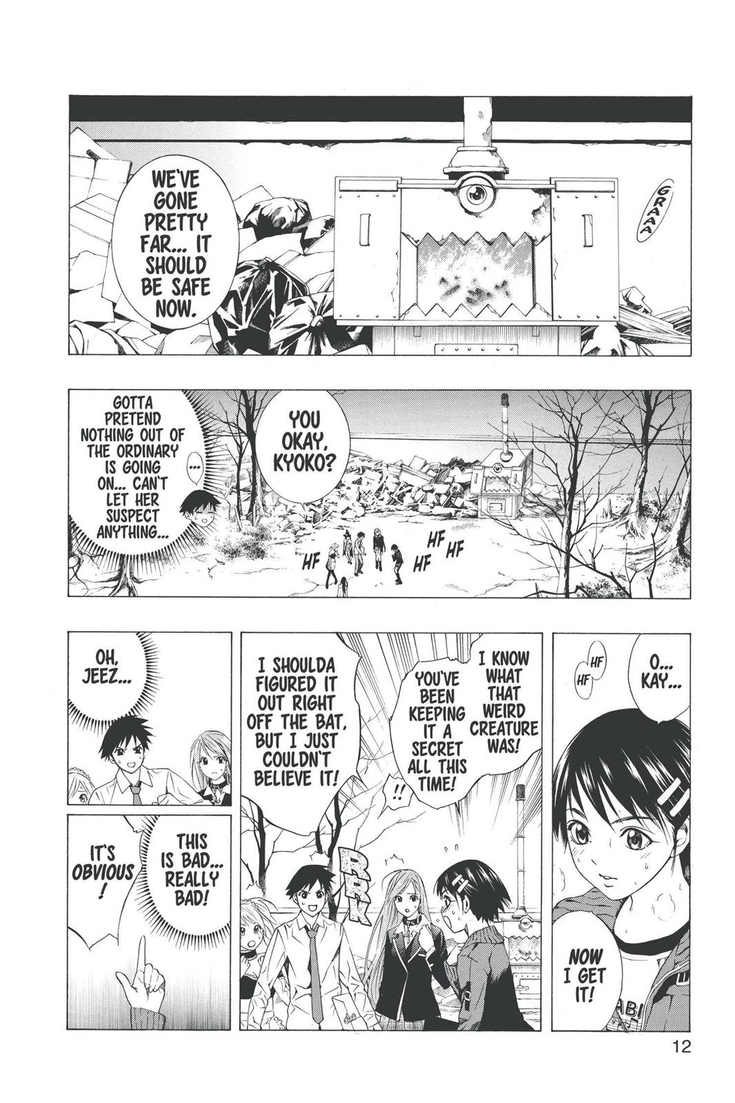 Rosario + Vampire Chapter 37 - Page 12