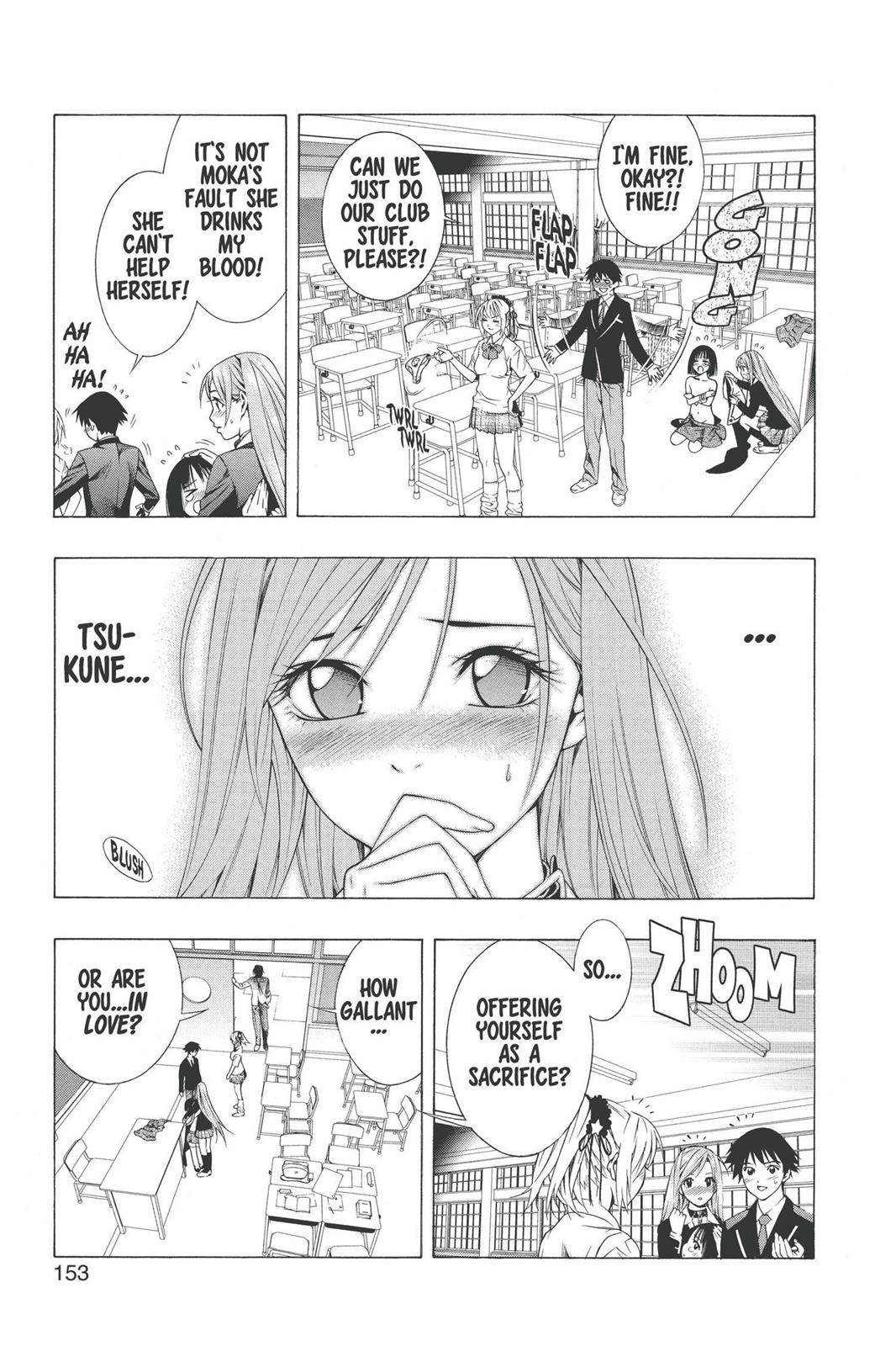 Rosario + Vampire Chapter 40 - Page 12