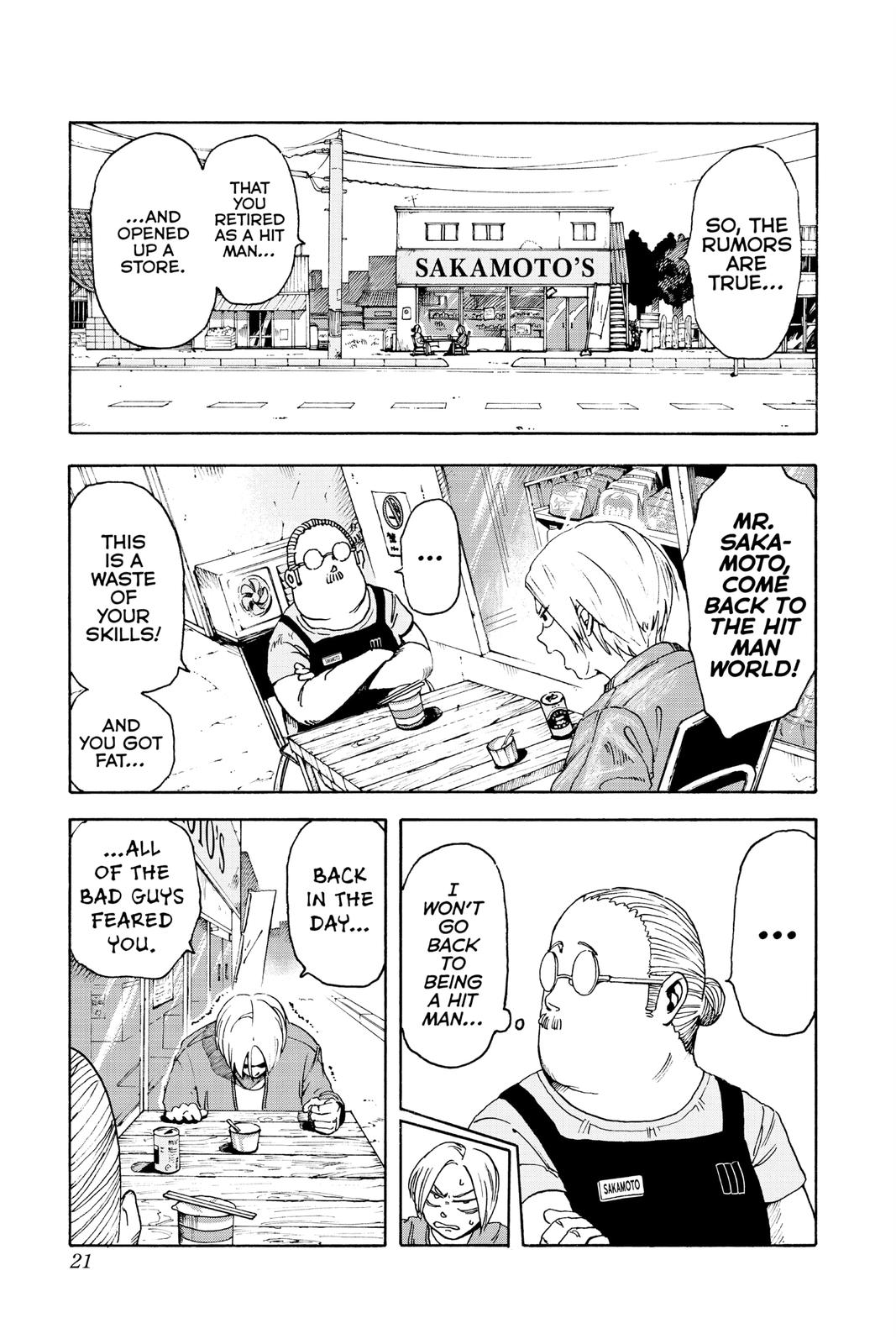 Sakamoto Days Chapter 1 - Page 21