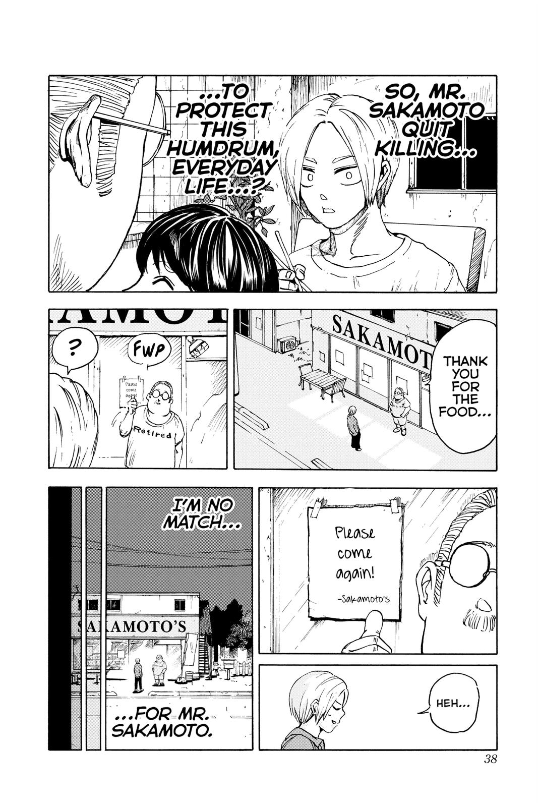 Sakamoto Days Chapter 1 - Page 38