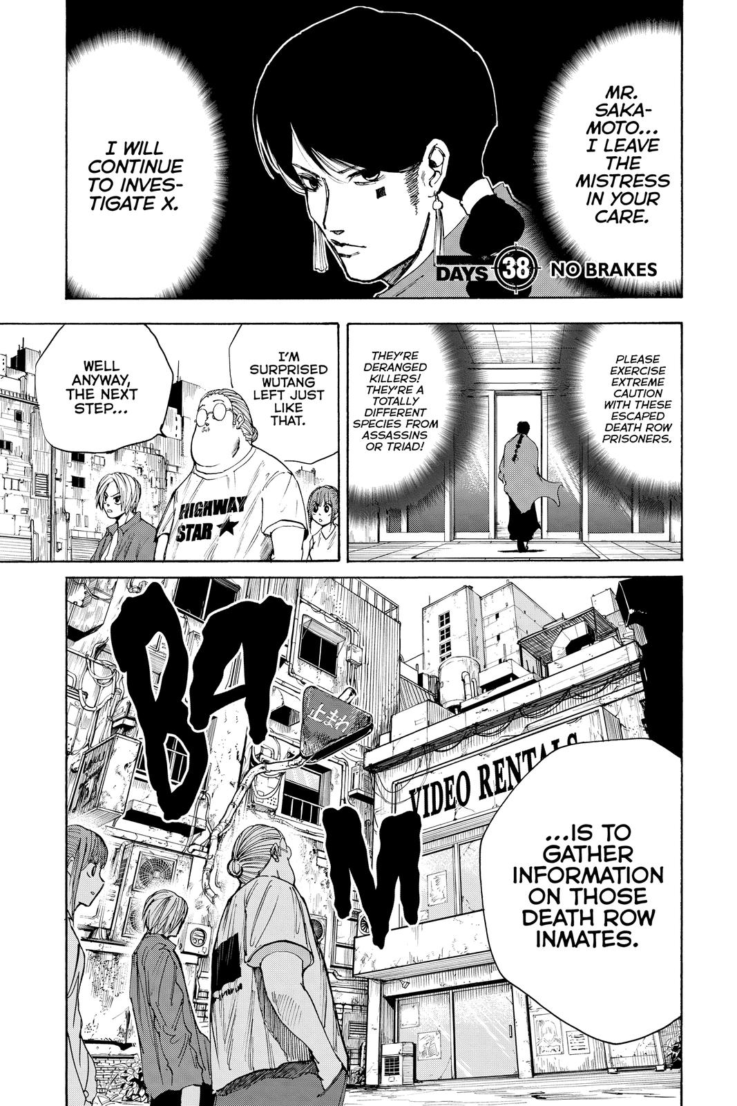 Sakamoto Days Chapter 38 - Page 1