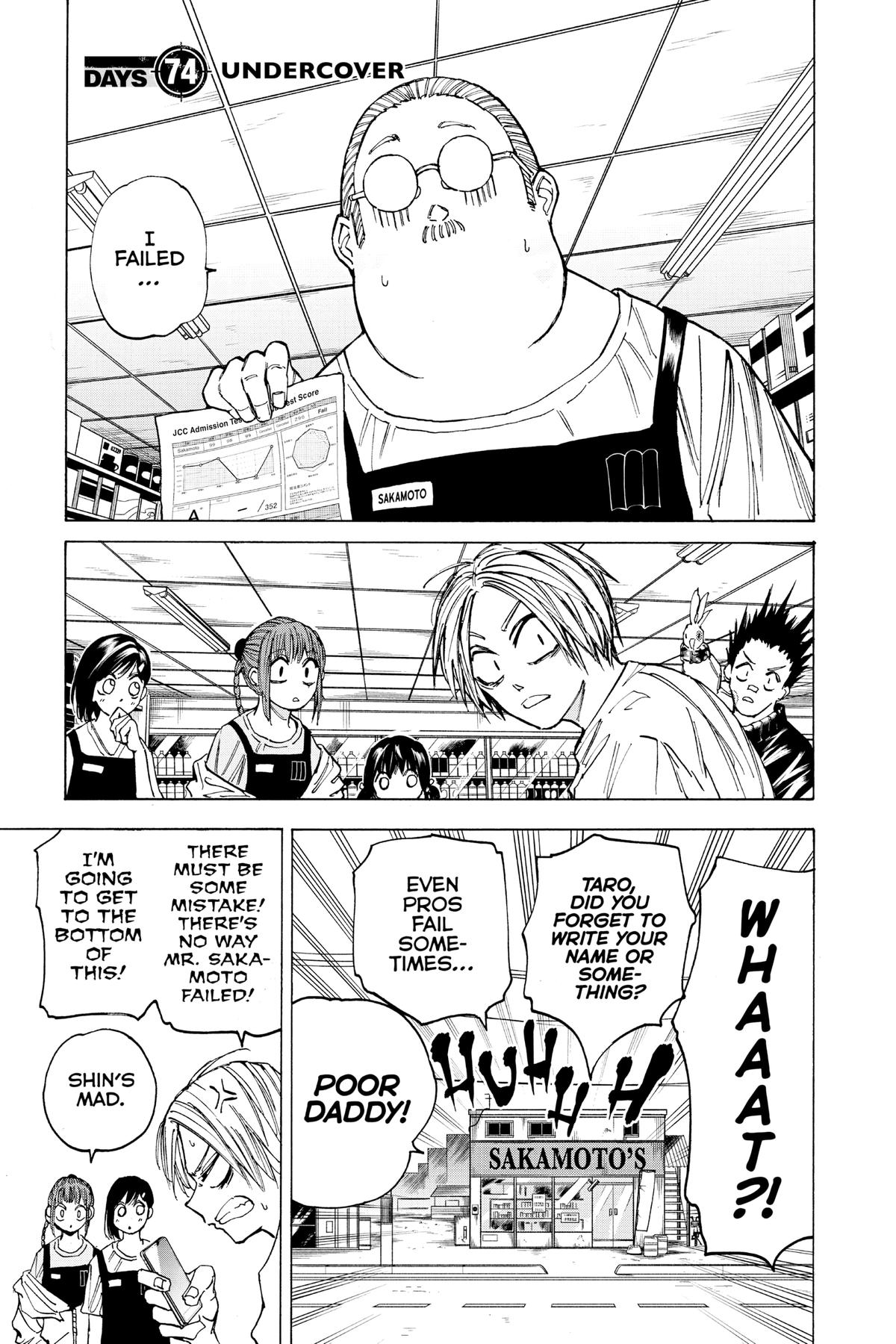 Sakamoto Days Chapter 74 - Page 1