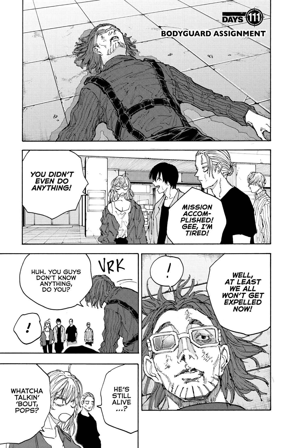 Sakamoto Days Chapter 111 - Page 1