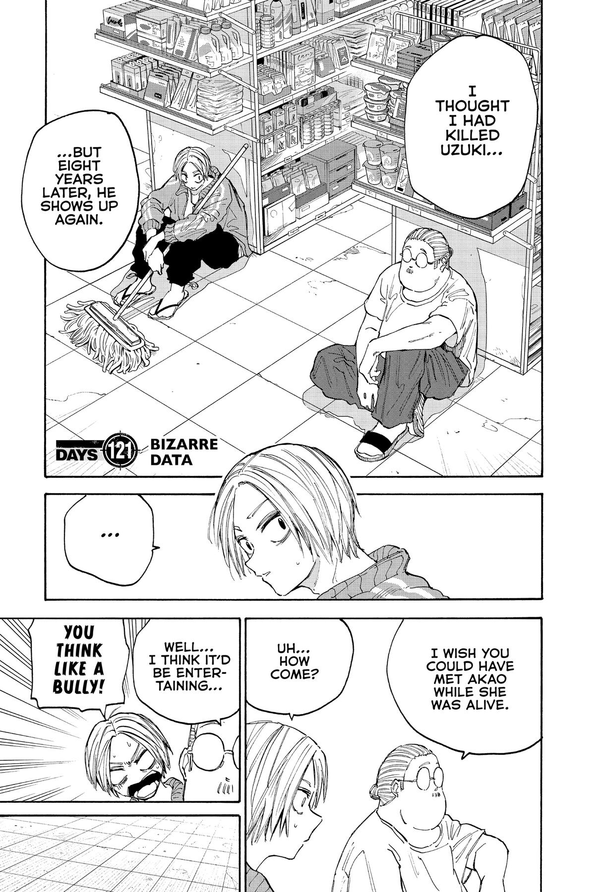 Sakamoto Days Chapter 121 - Page 1